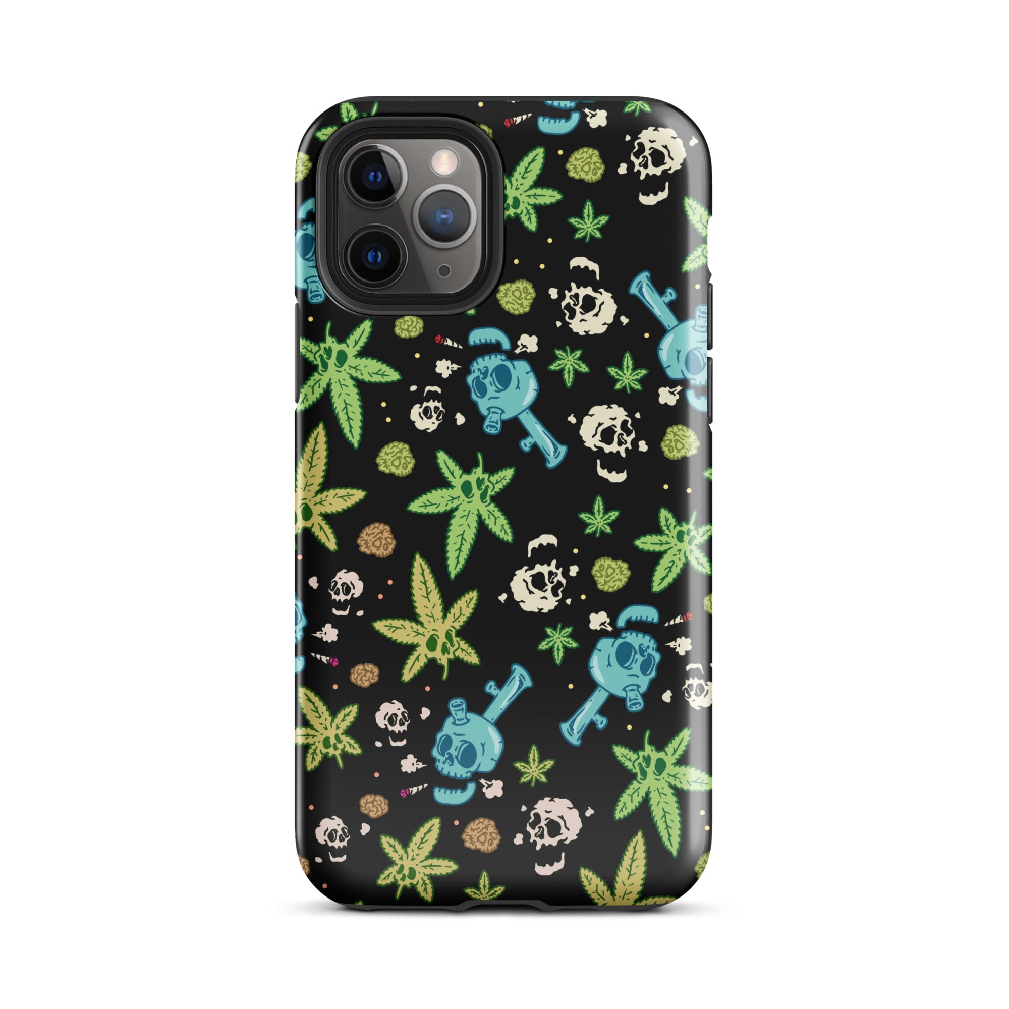 Murder Apparel Weed And Skulls iPhone Case