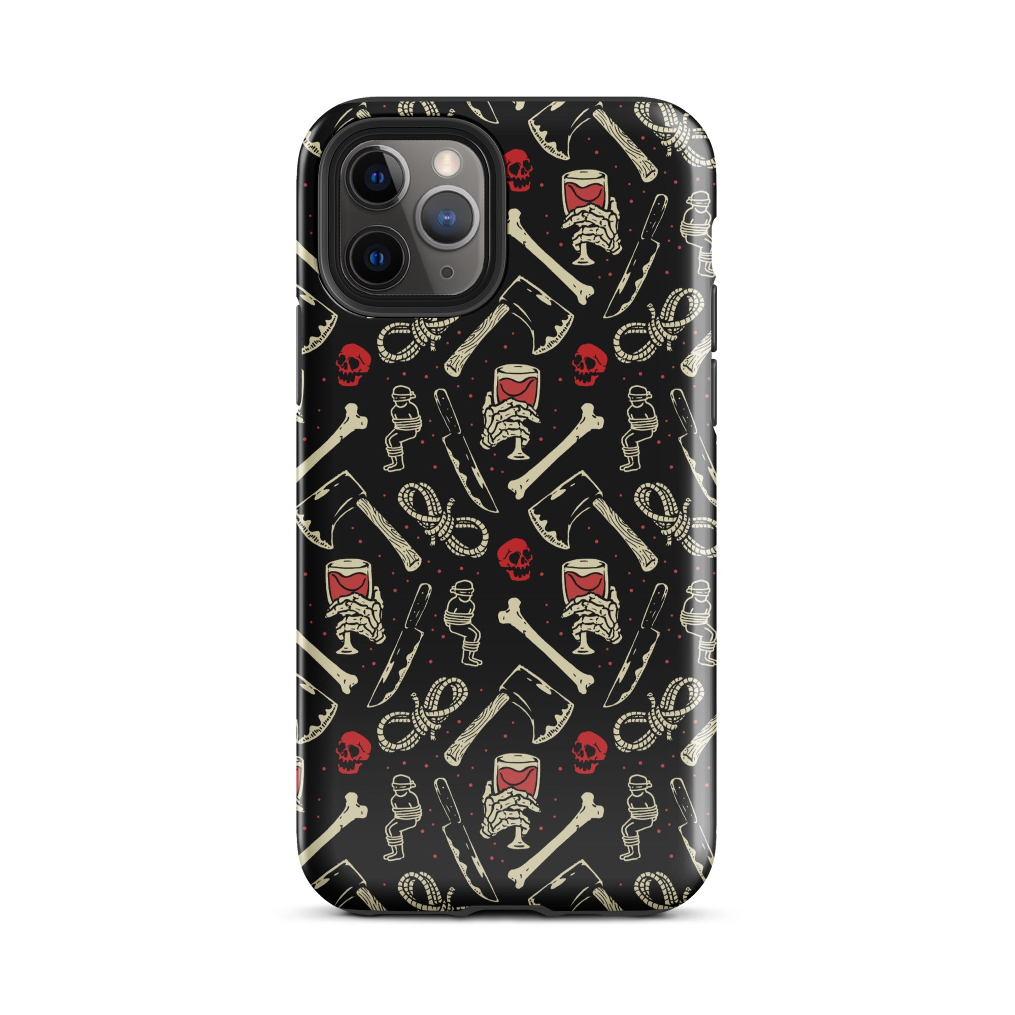 Murder Apparel True Crime And Wine iPhone Case