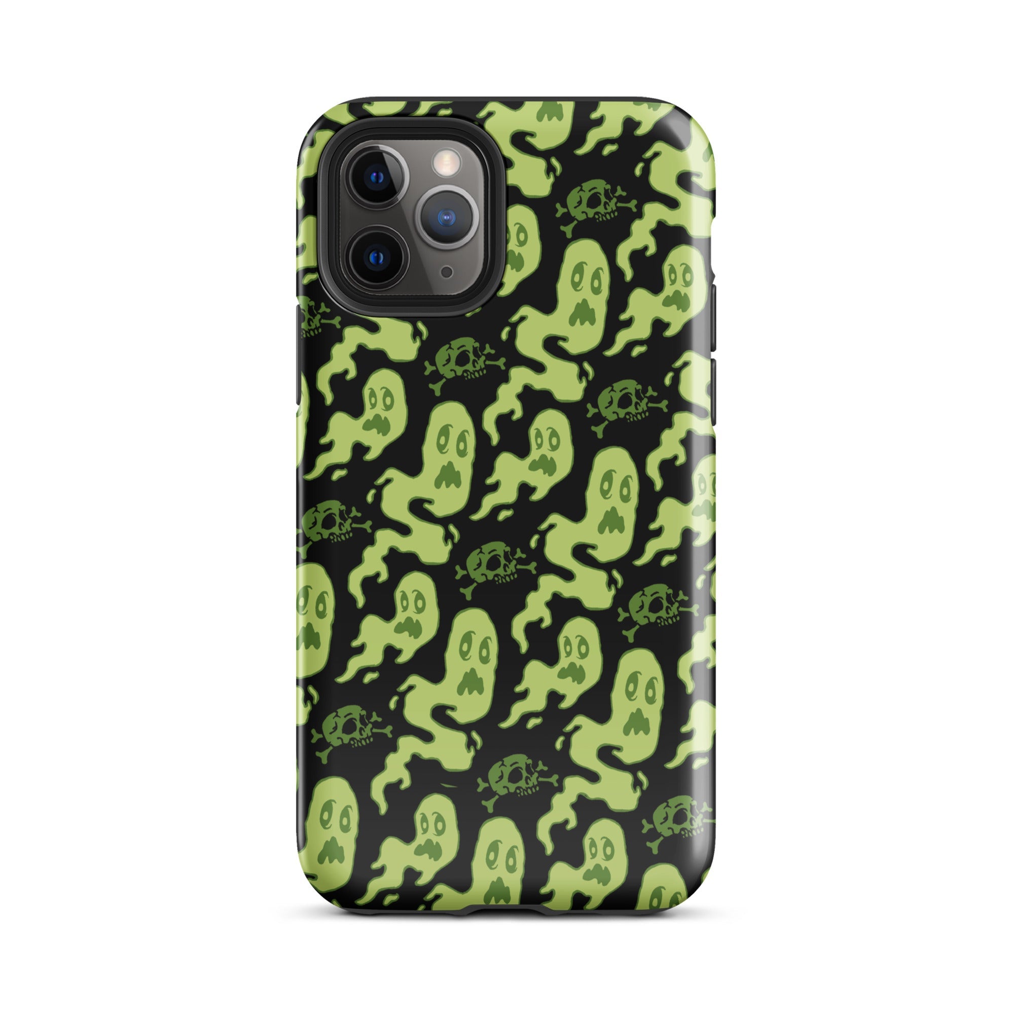 Murder Apparel Green Ghosts iPhone Case
