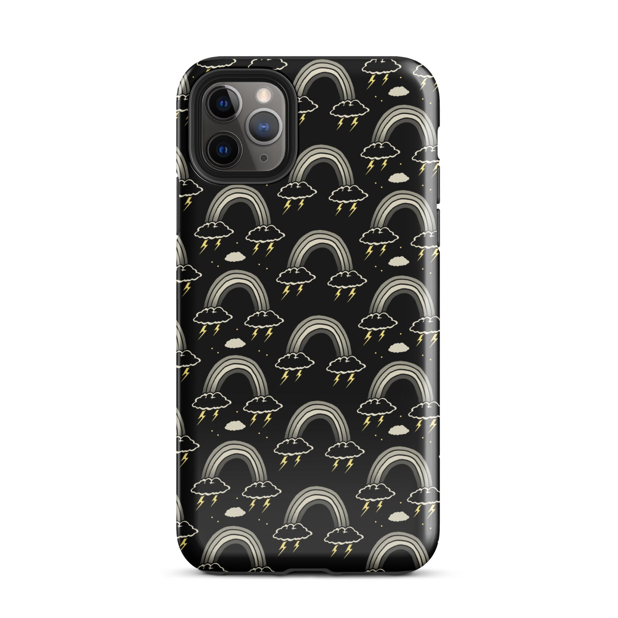 Murder Apparel Goth Rainbow Emo iPhone Case