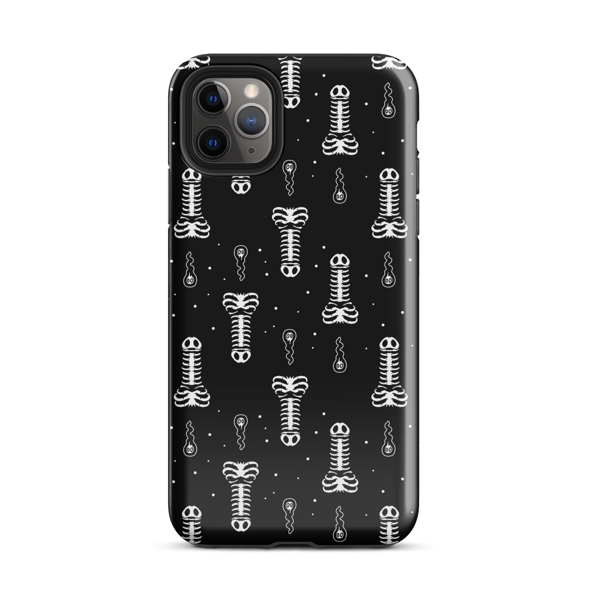 Murder Apparel Skeleton Penis Boner iPhone Case