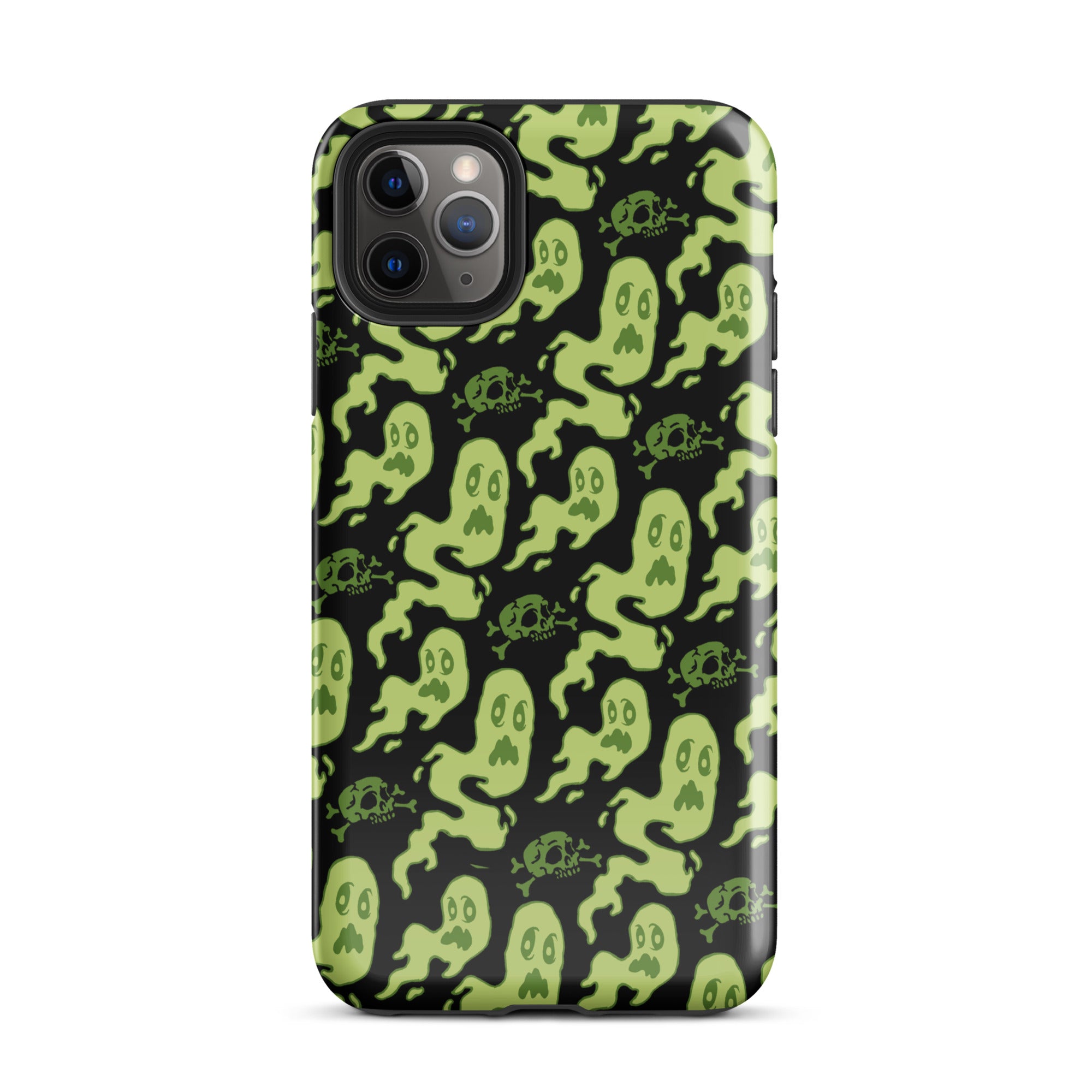 Murder Apparel Green Ghosts iPhone Case