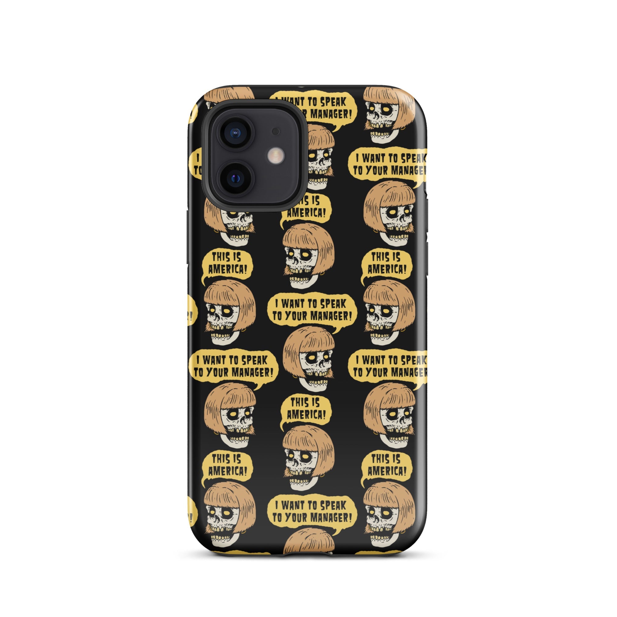 Murder Apparel Karen Skull iPhone Case