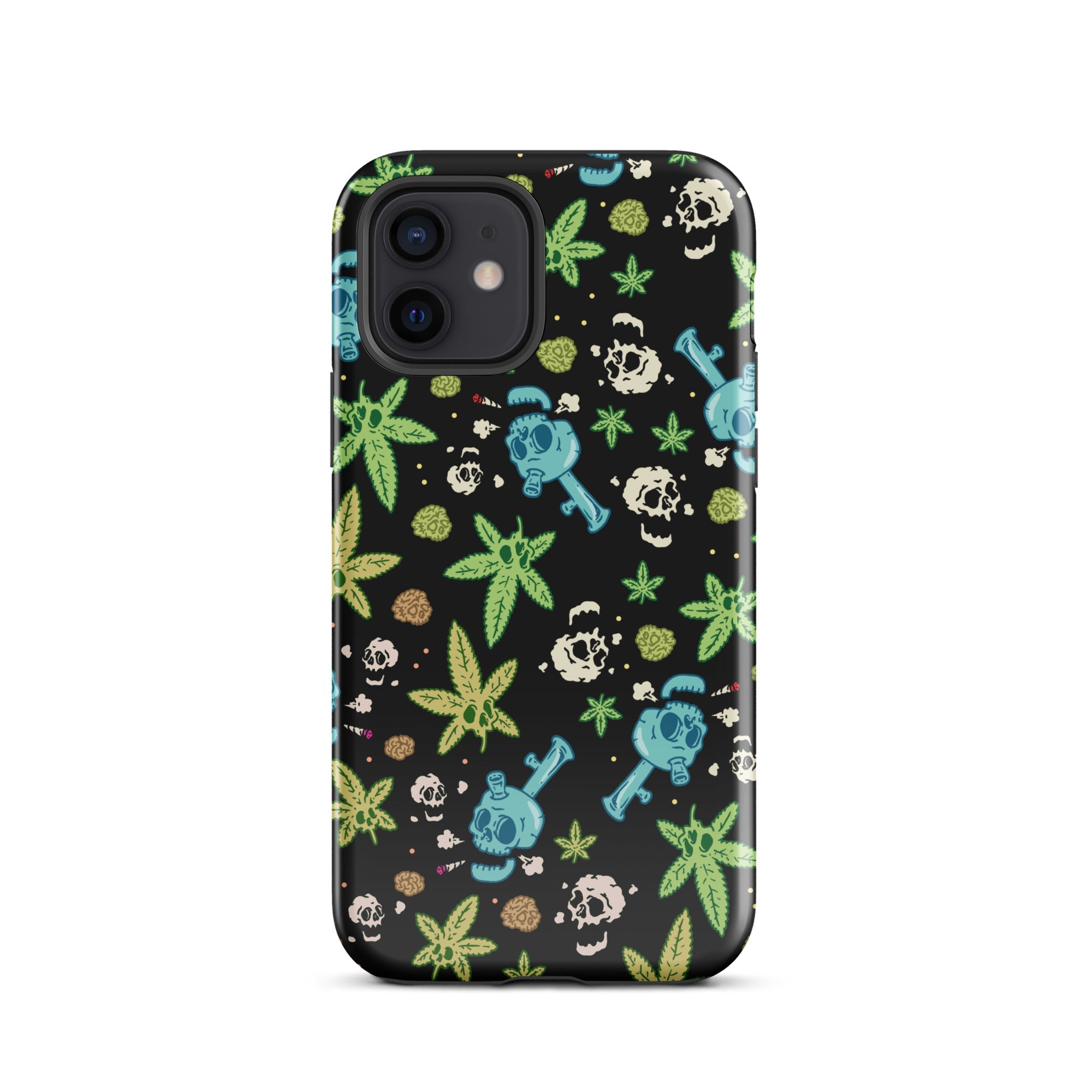 Murder Apparel Weed And Skulls iPhone Case
