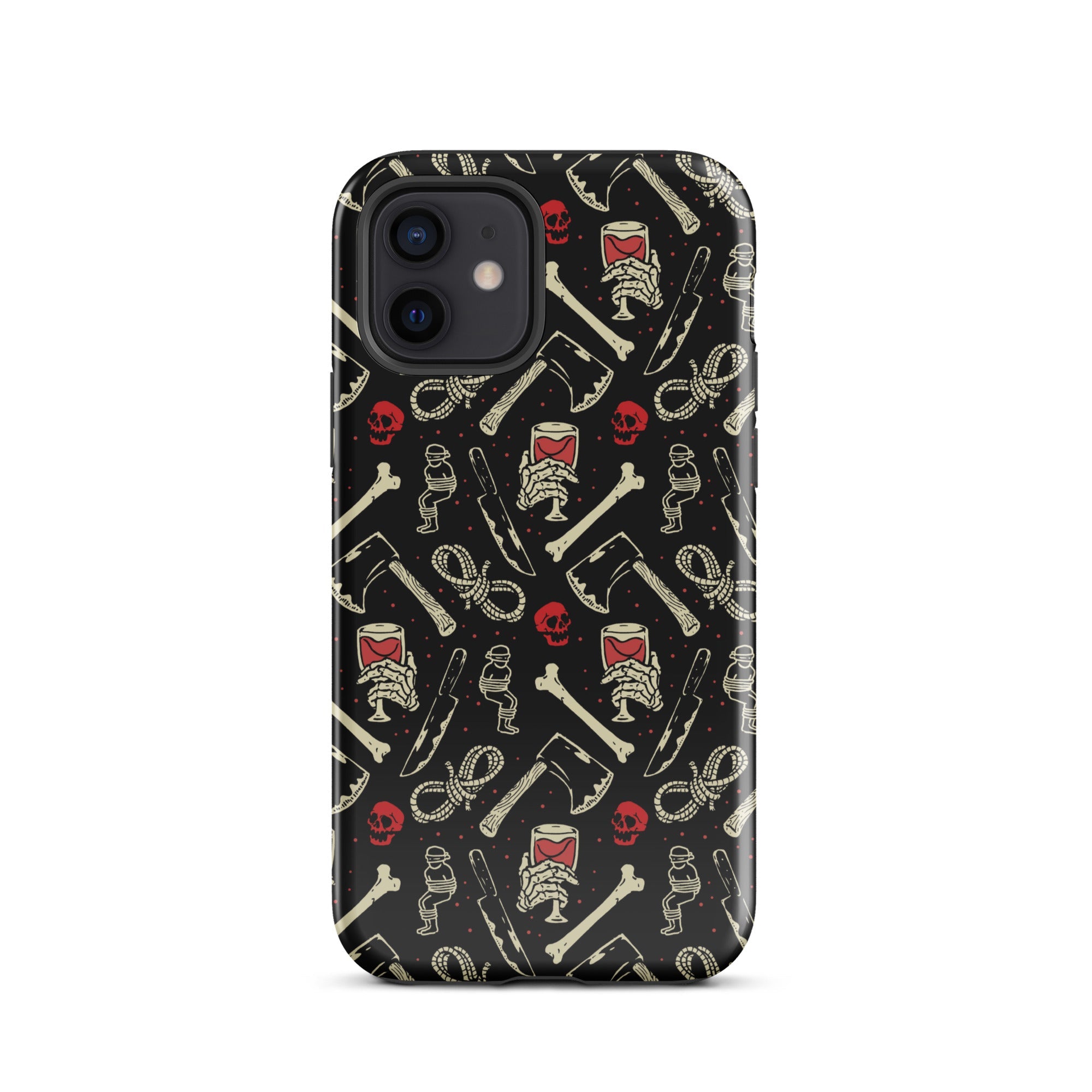 Murder Apparel True Crime And Wine iPhone Case