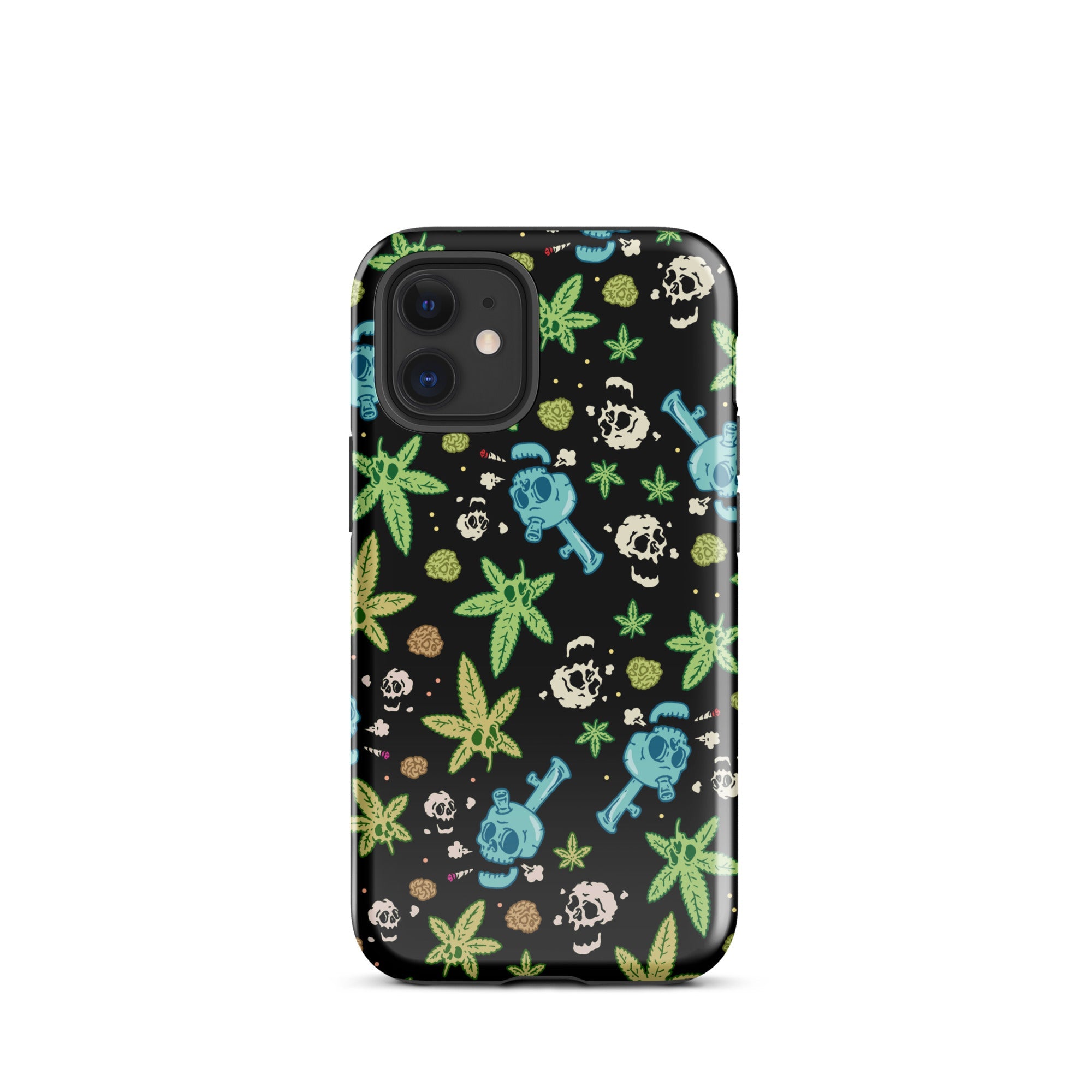Murder Apparel Weed And Skulls iPhone Case