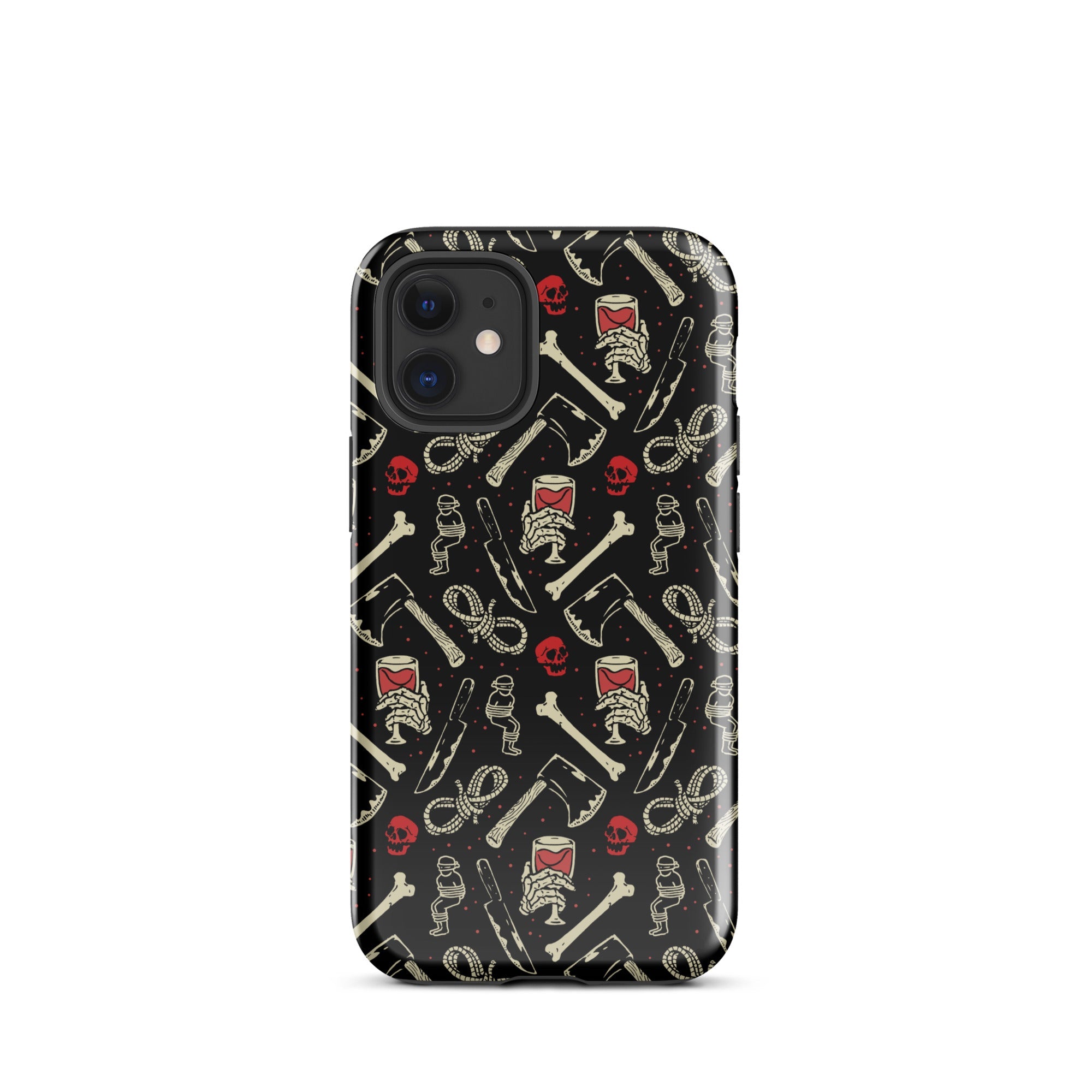 Murder Apparel True Crime And Wine iPhone Case