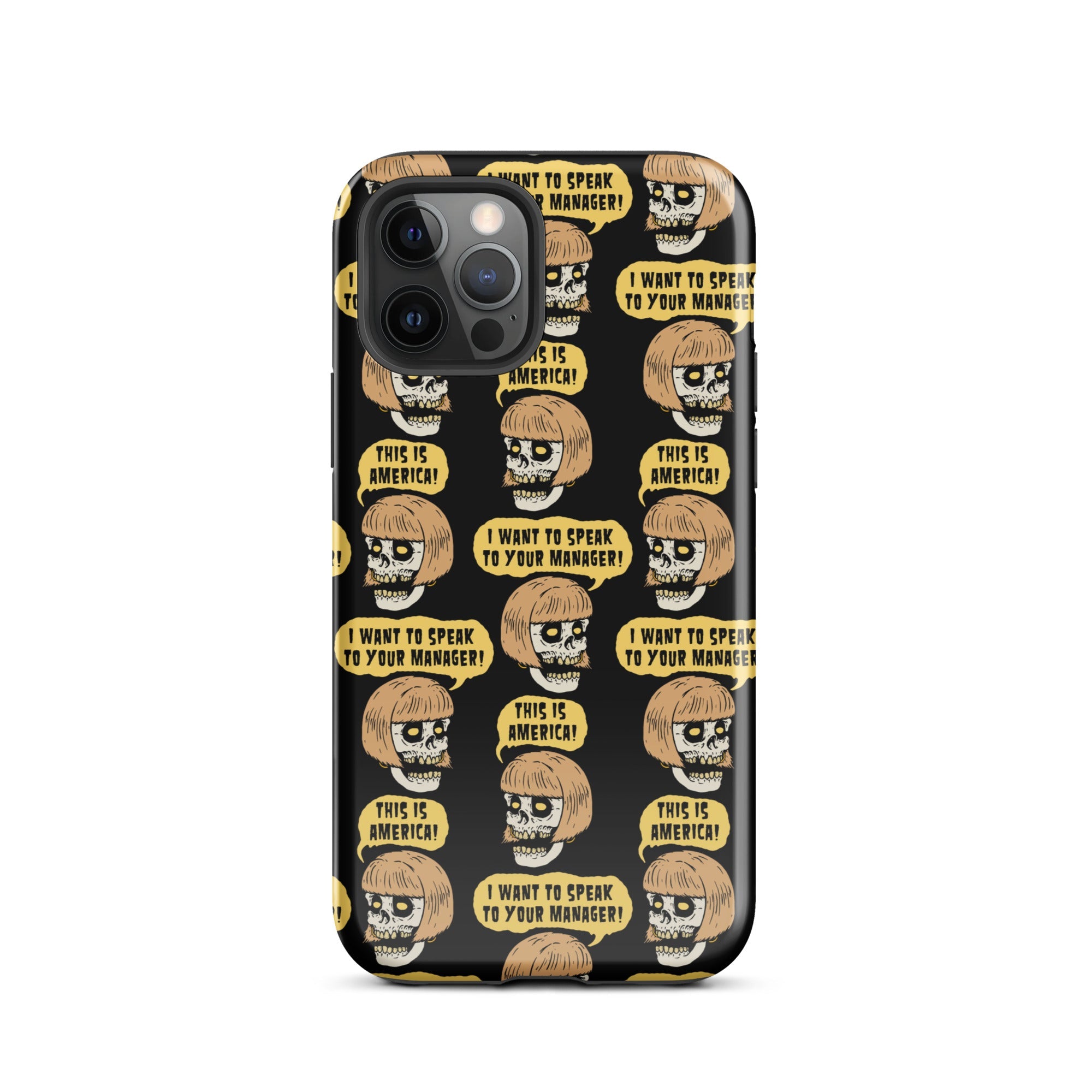 Murder Apparel Karen Skull iPhone Case