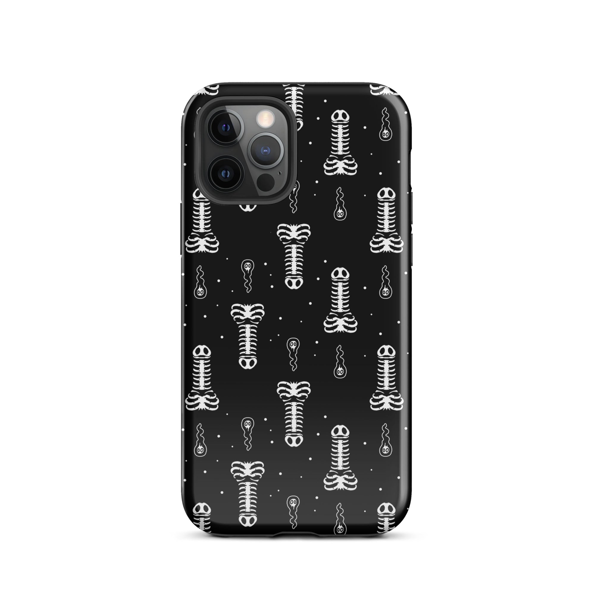 Murder Apparel Skeleton Penis Boner iPhone Case