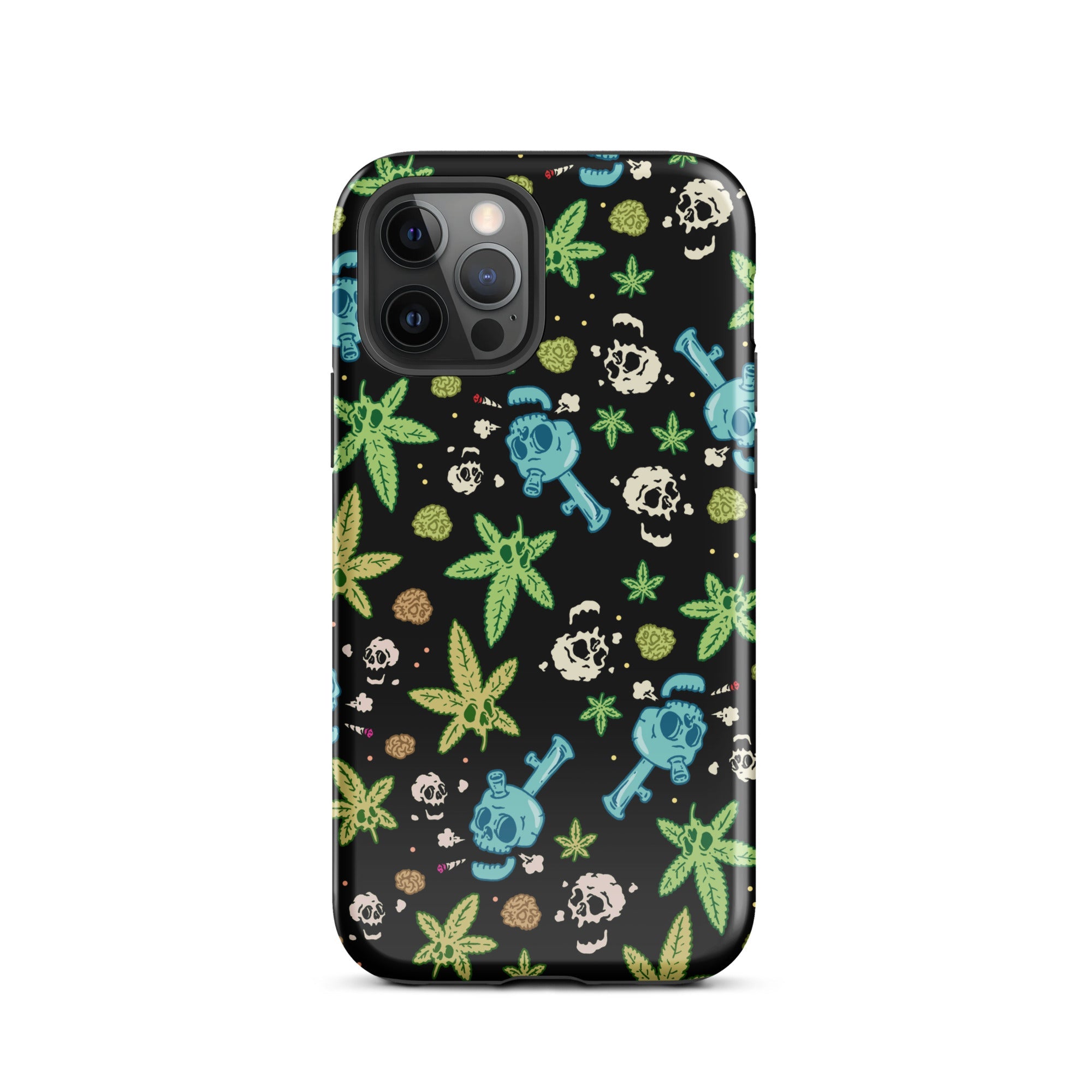 Murder Apparel Weed And Skulls iPhone Case