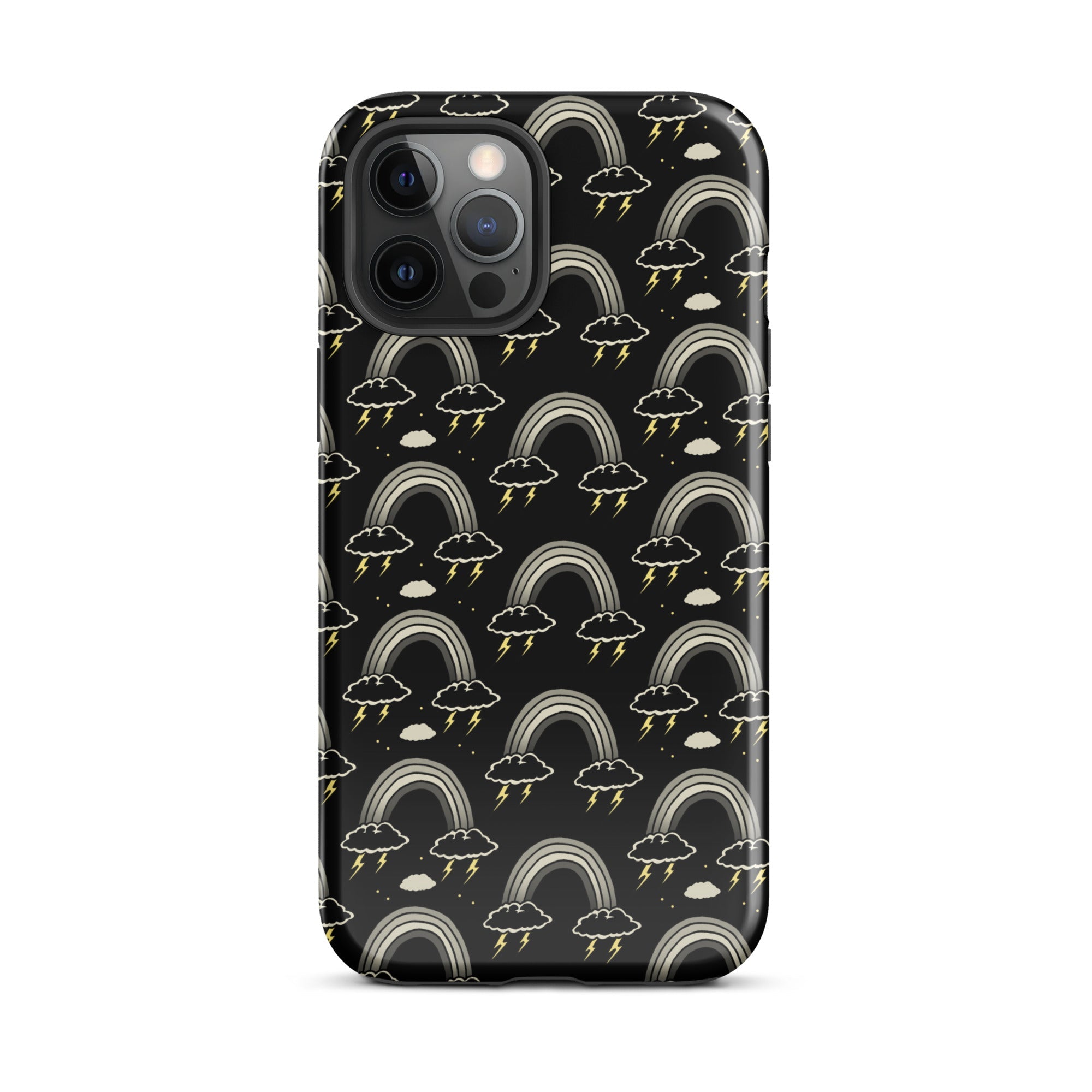 Murder Apparel Goth Rainbow Emo iPhone Case