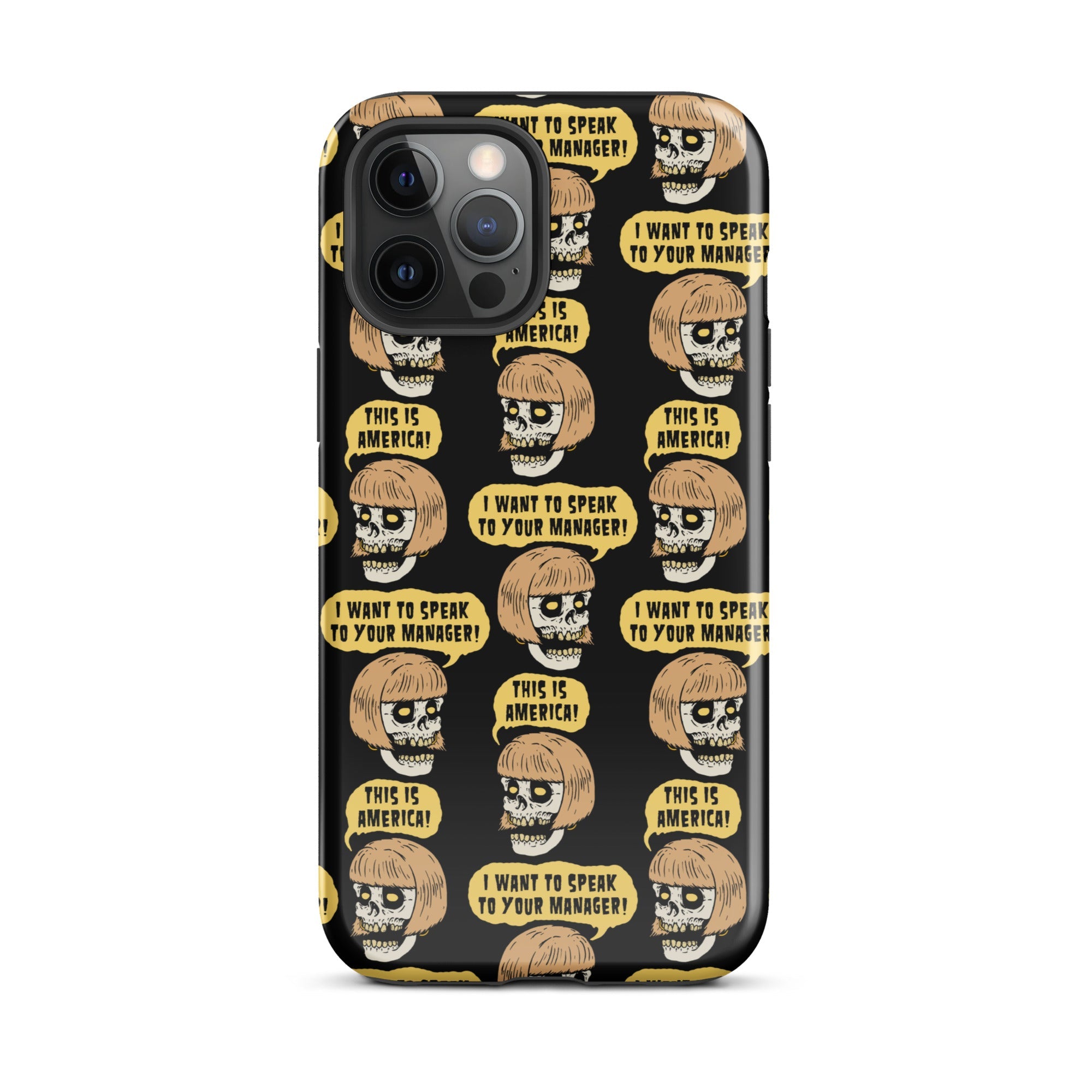 Murder Apparel Karen Skull iPhone Case