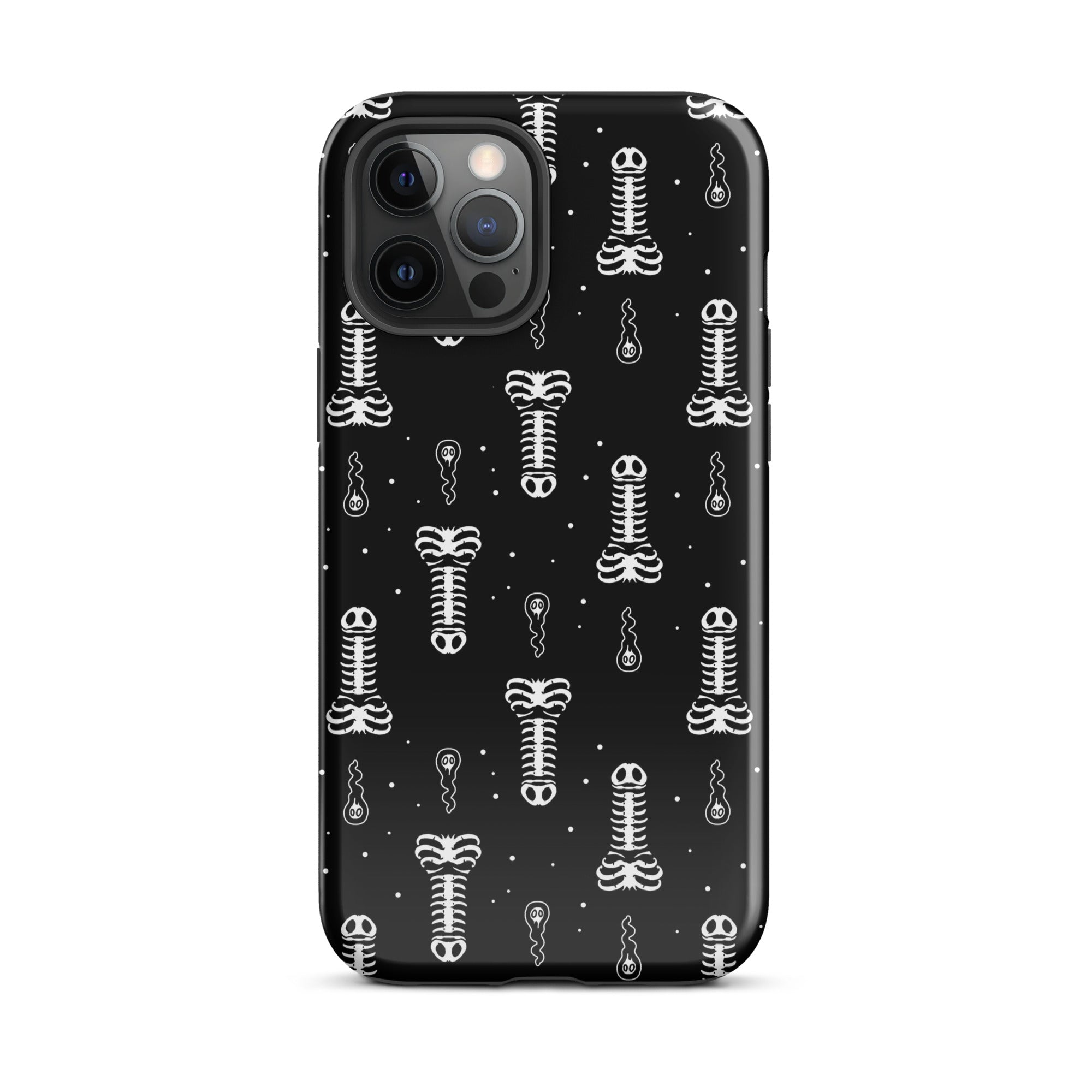 Murder Apparel Skeleton Penis Boner iPhone Case