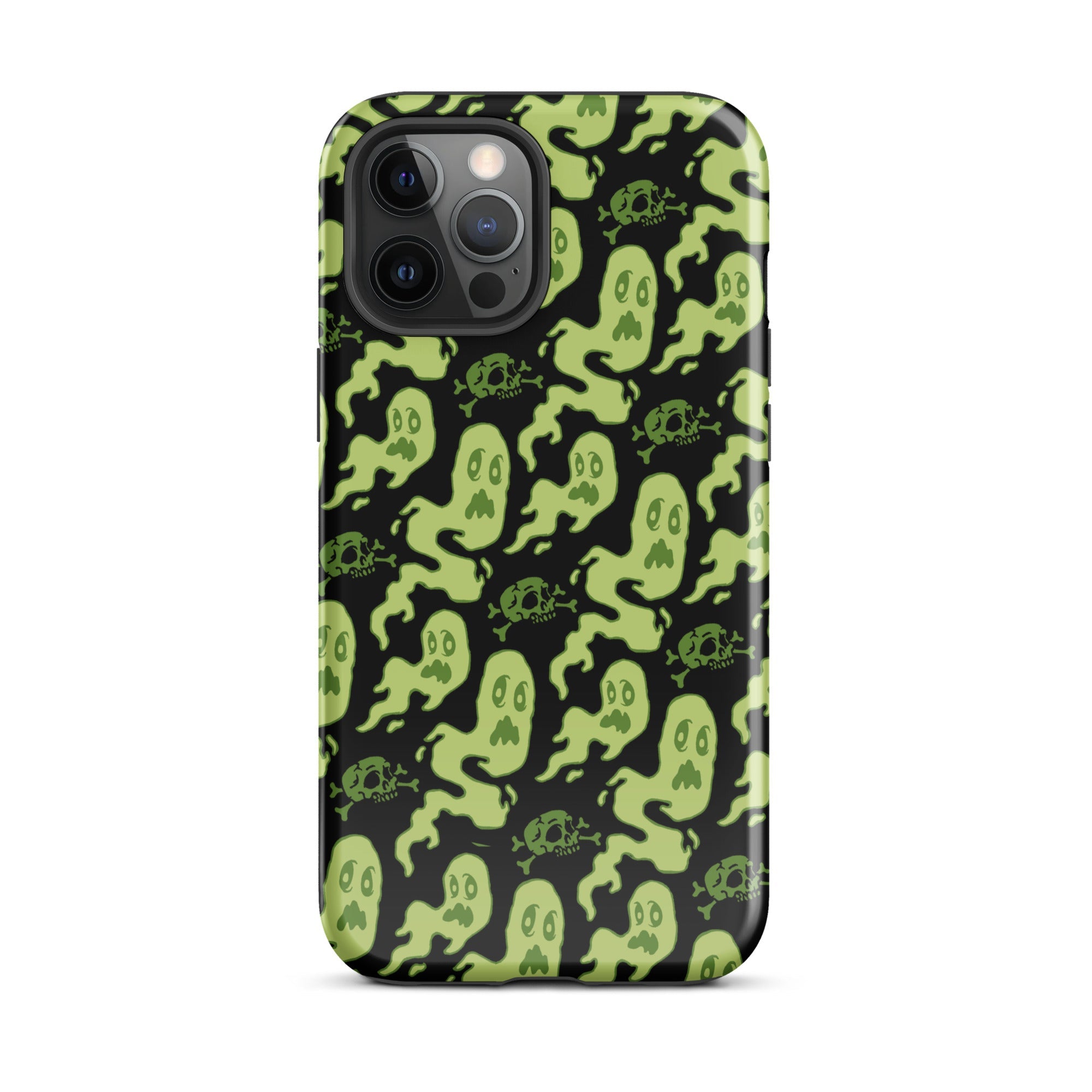 Murder Apparel Green Ghosts iPhone Case