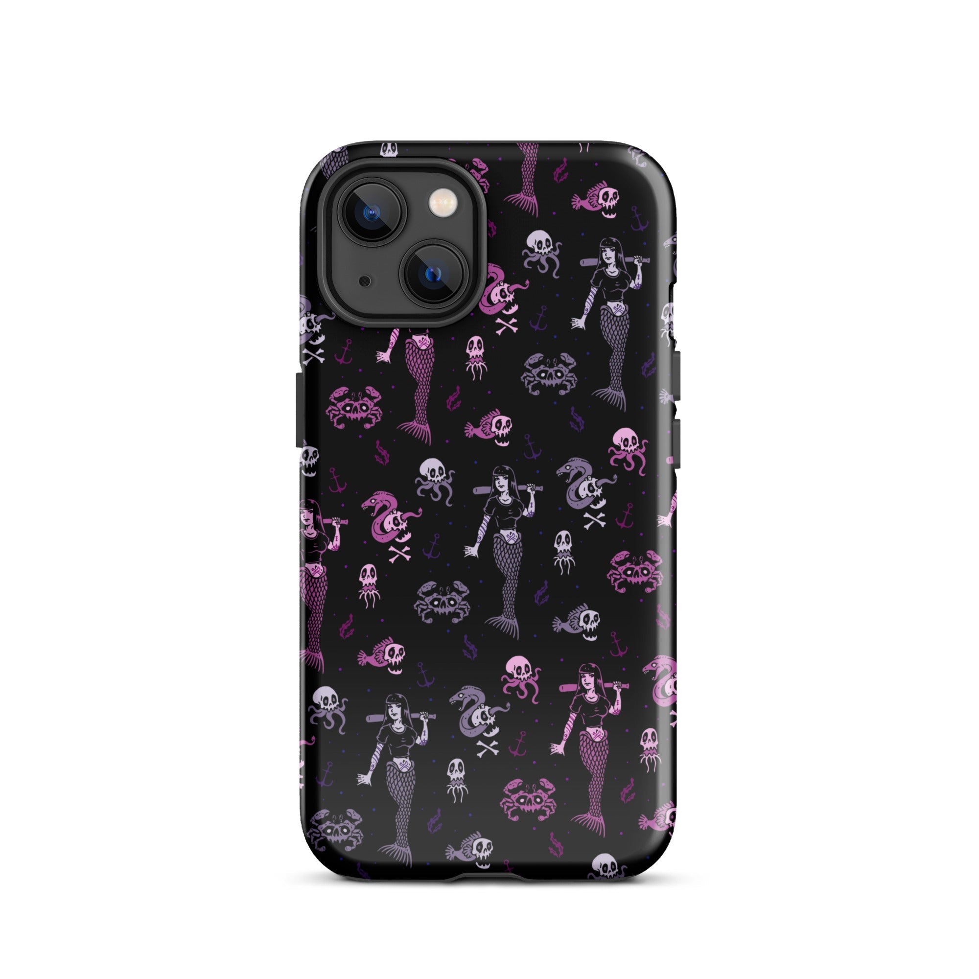 Murder Apparel Metal Mermaid iPhone Case