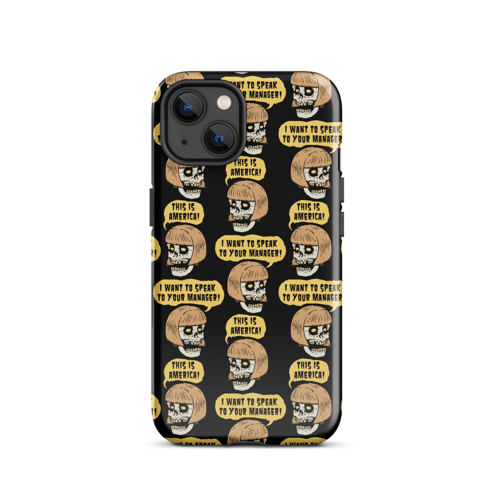 Murder Apparel Karen Skull iPhone Case