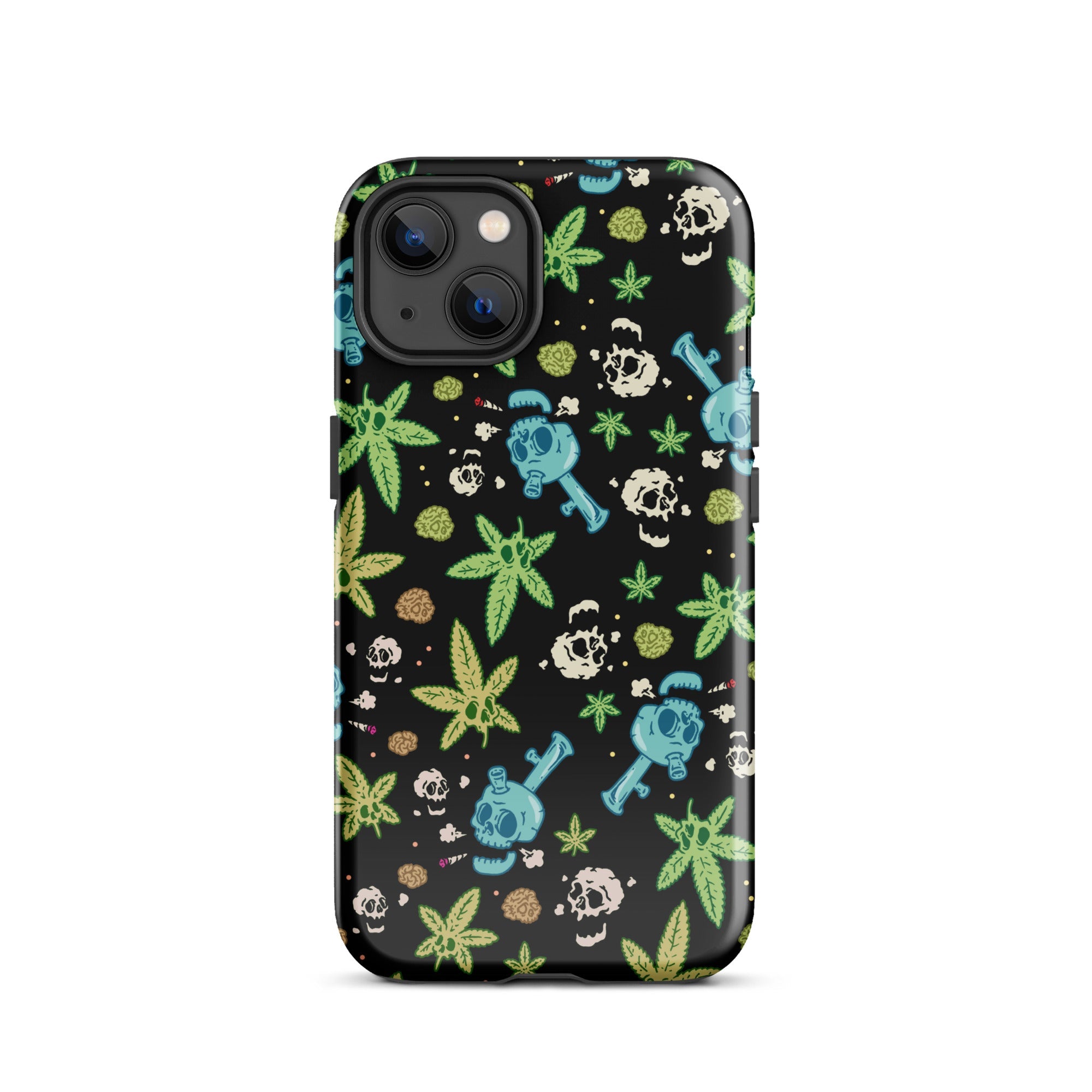 Murder Apparel Weed And Skulls iPhone Case