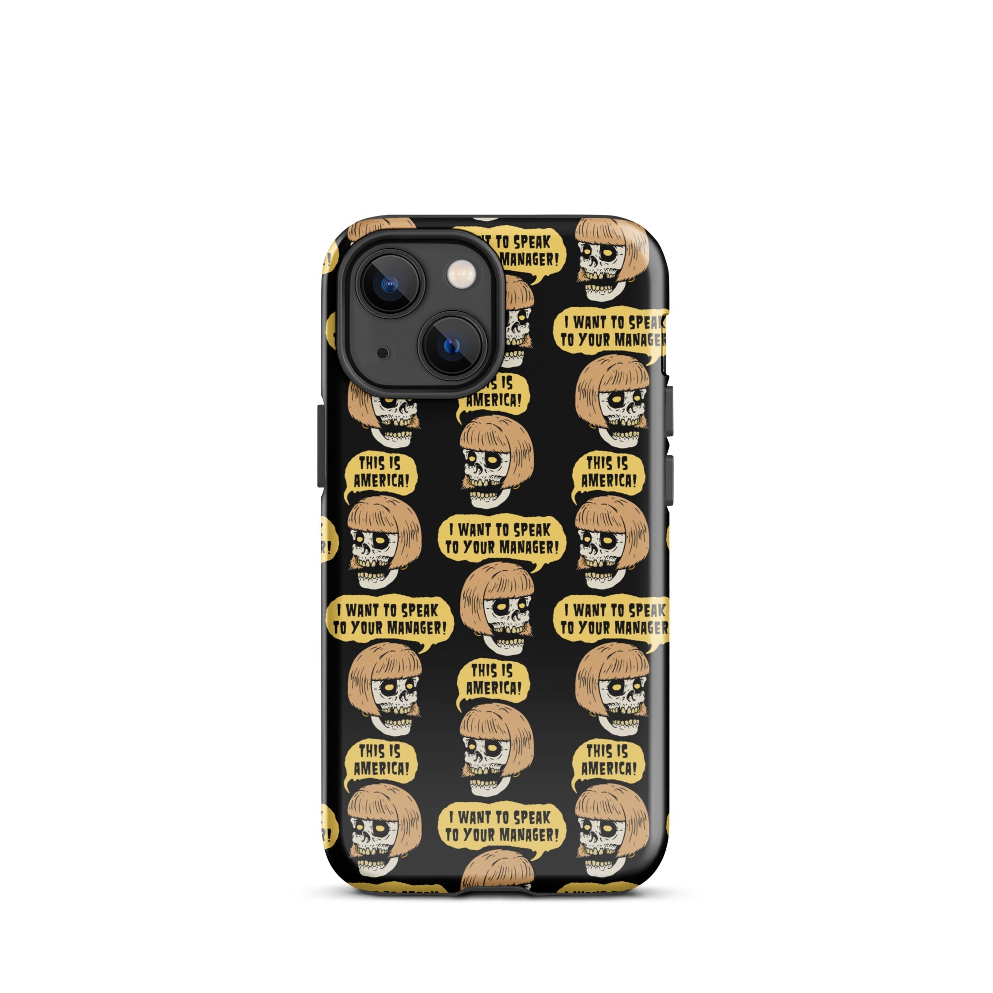 Murder Apparel Karen Skull iPhone Case