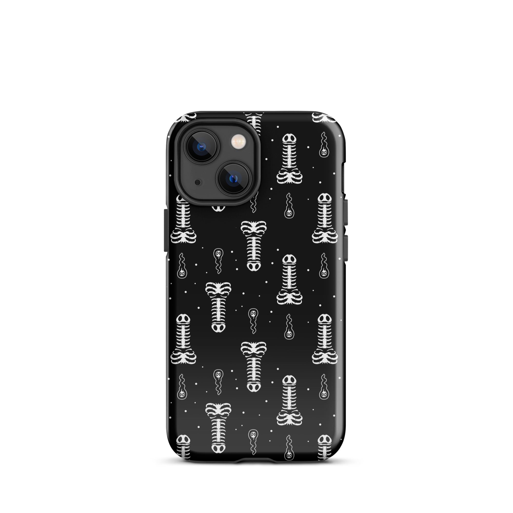 Murder Apparel Skeleton Penis Boner iPhone Case