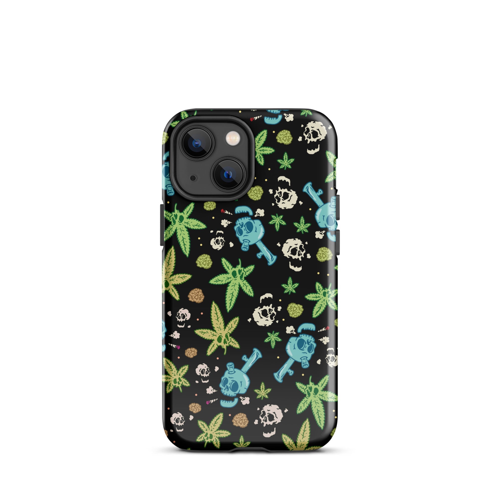 Murder Apparel Weed And Skulls iPhone Case