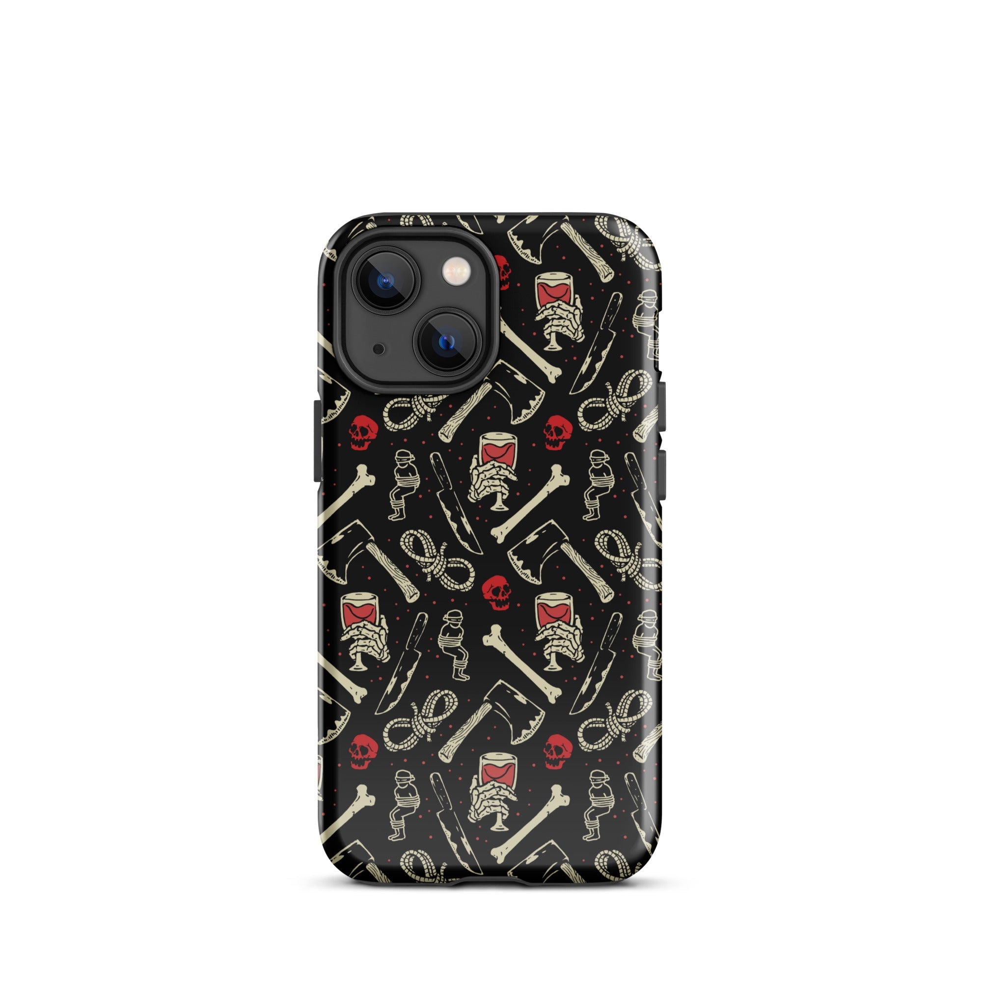 Murder Apparel True Crime And Wine iPhone Case