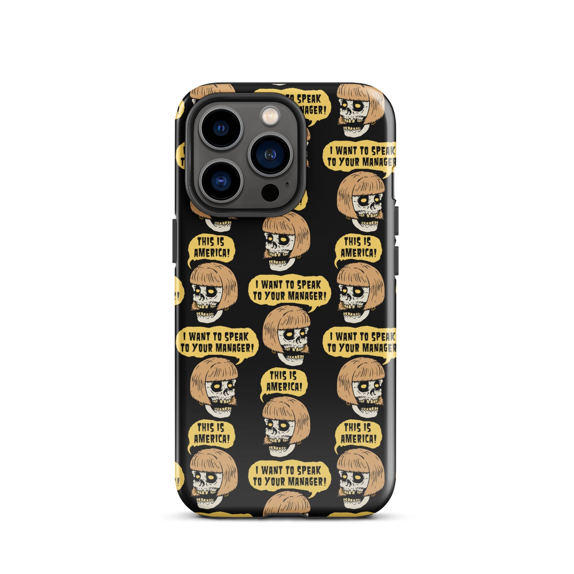 Murder Apparel Karen Skull iPhone Case