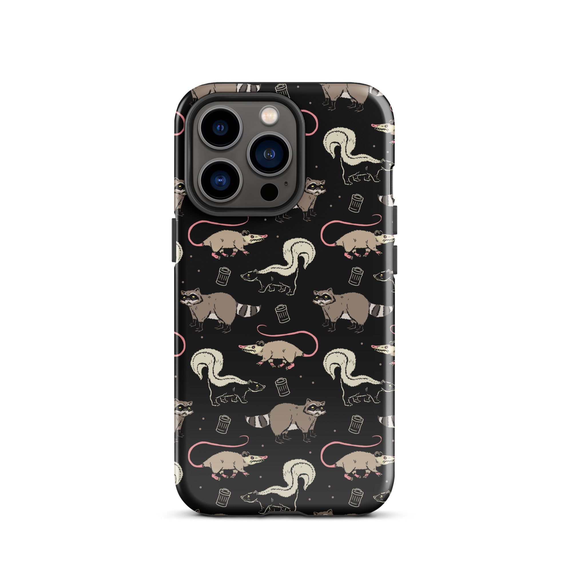 Murder Apparel Garbage Cats iPhone Case