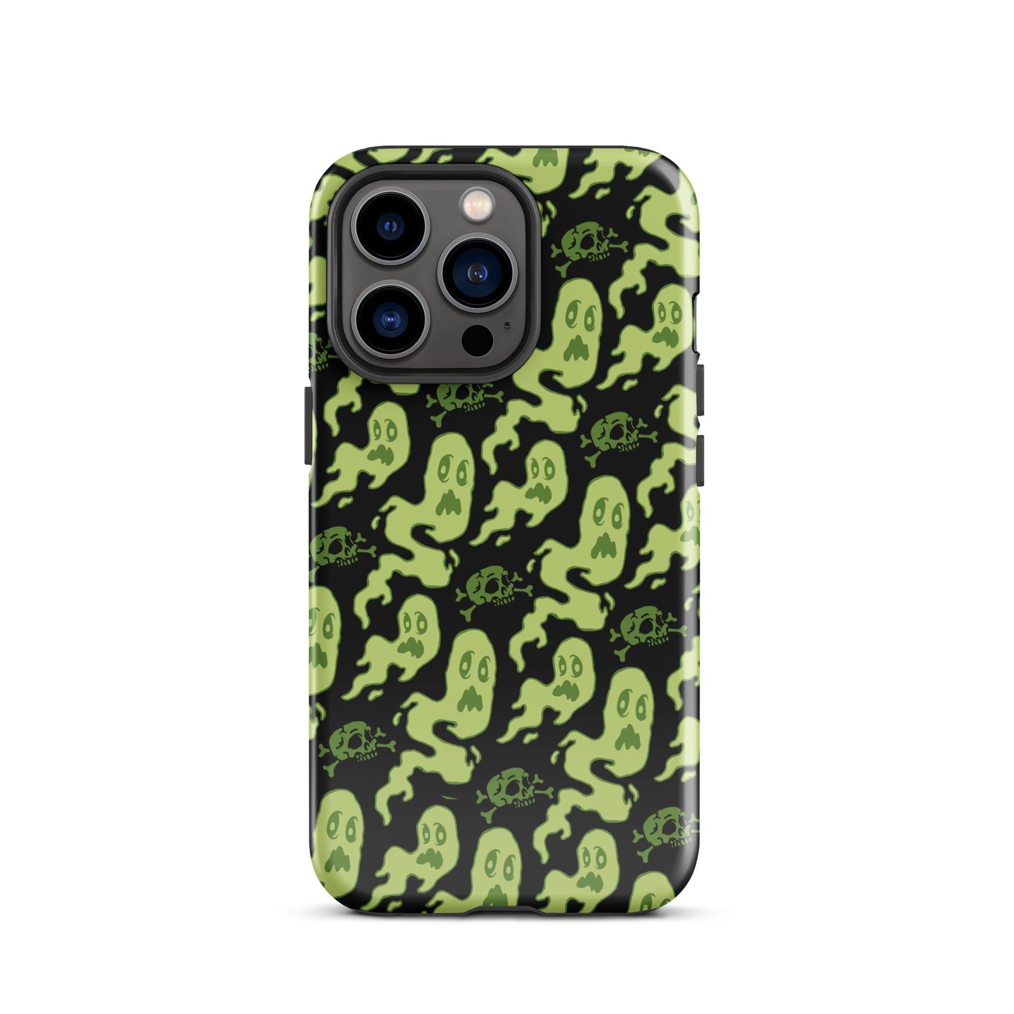 Murder Apparel Green Ghosts iPhone Case