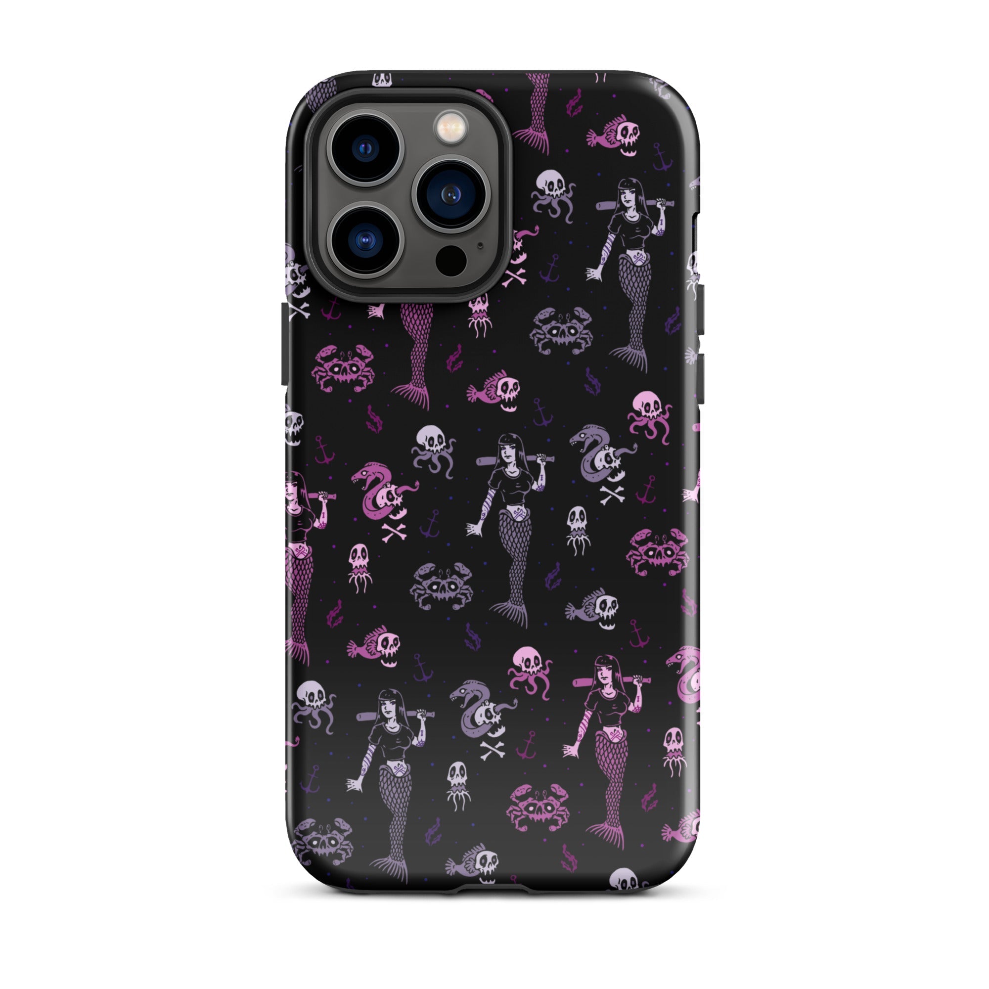 Murder Apparel Metal Mermaid iPhone Case