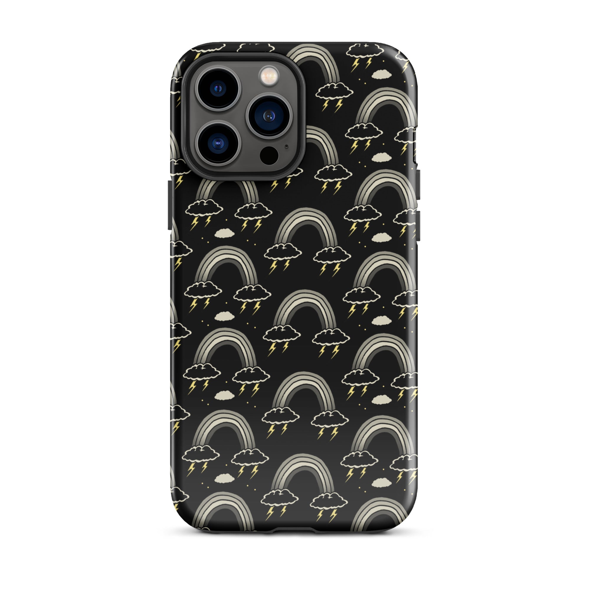 Murder Apparel Goth Rainbow Emo iPhone Case