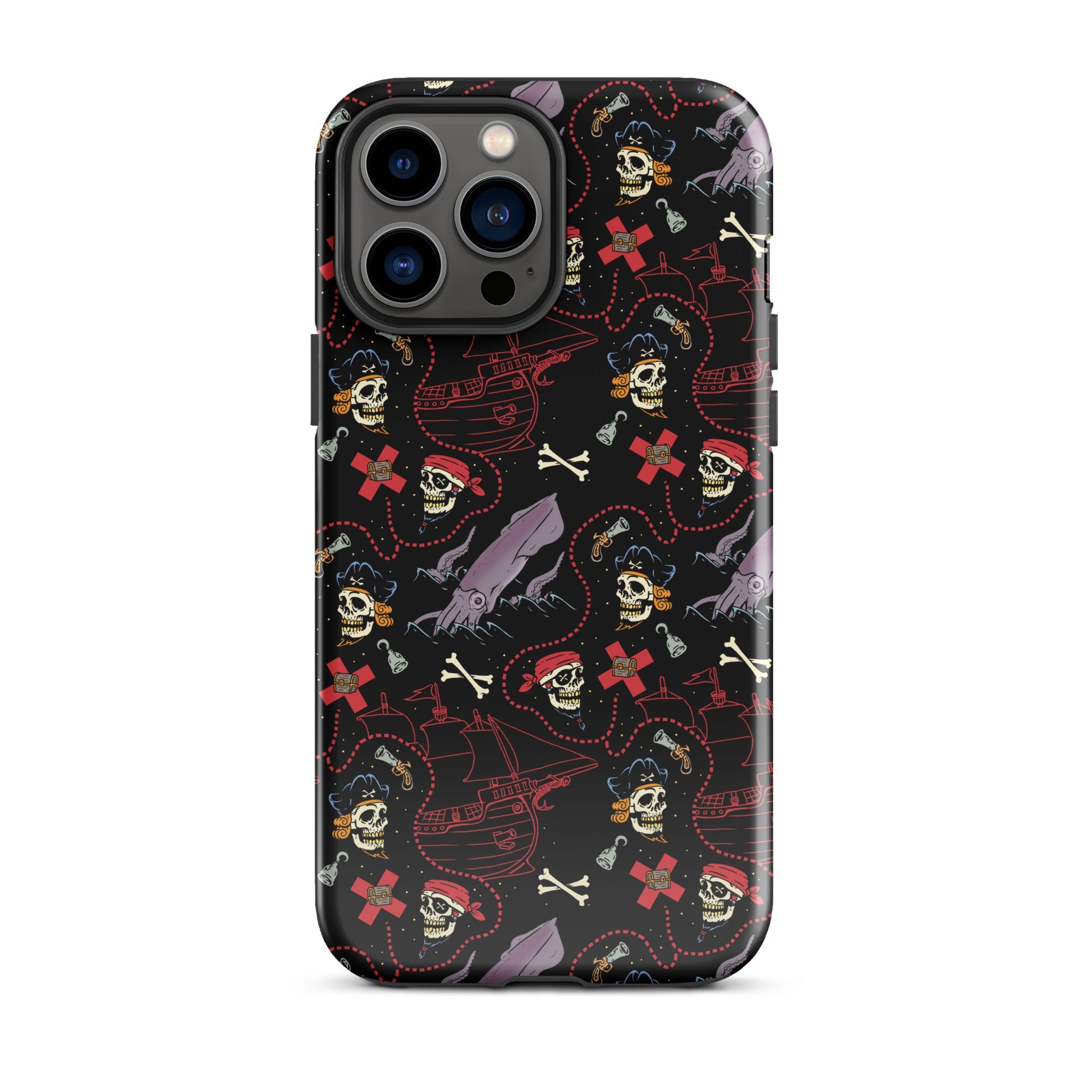 Murder Apparel Pirate Skulls iPhone Case