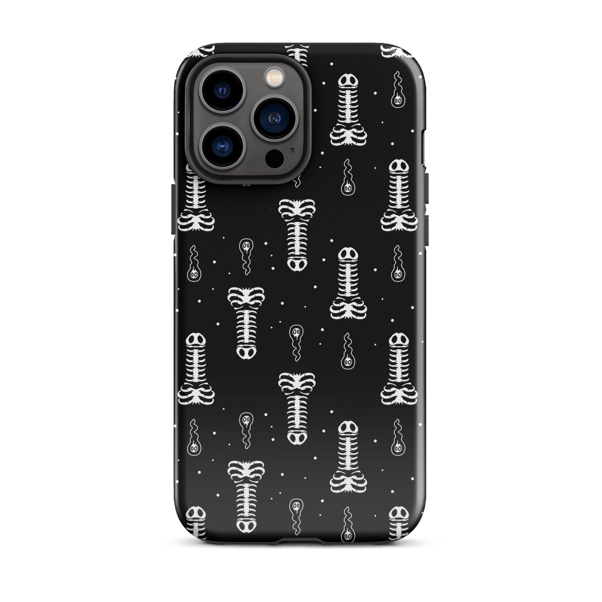 Murder Apparel Skeleton Penis Boner iPhone Case