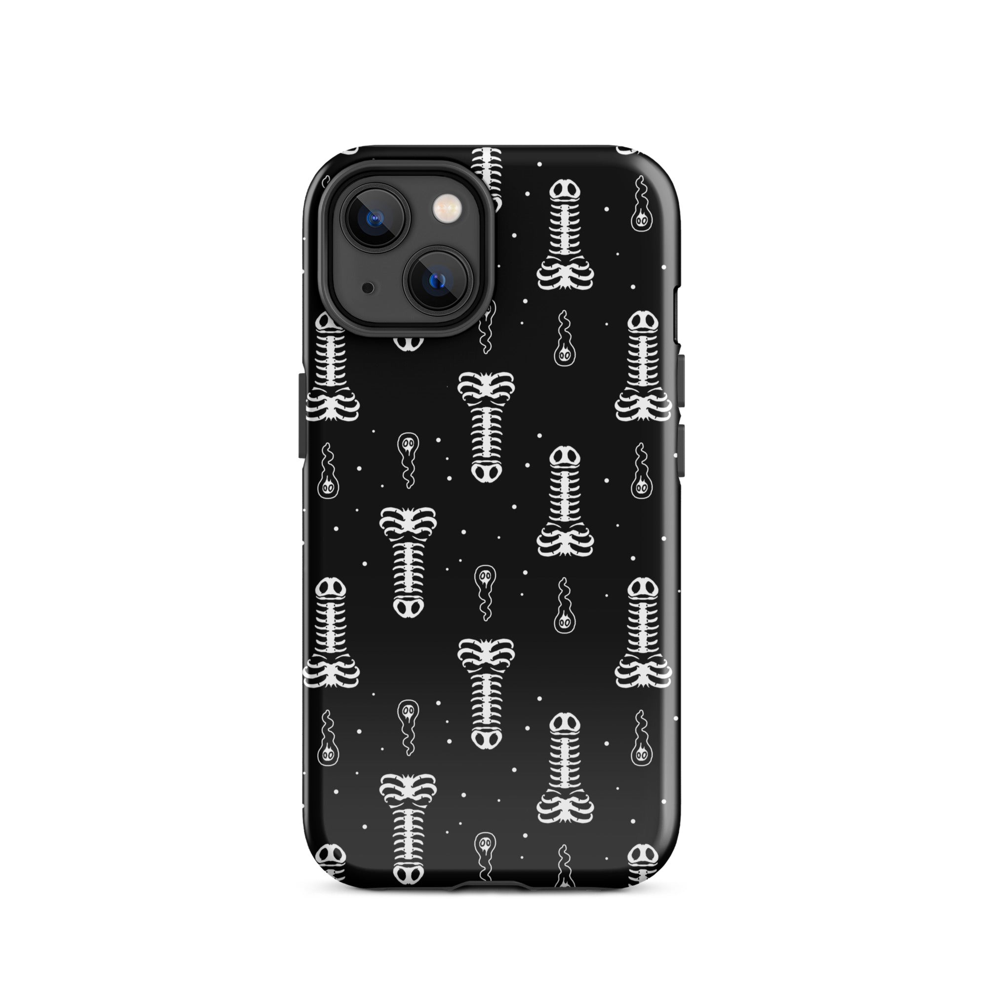 Murder Apparel Skeleton Penis Boner iPhone Case
