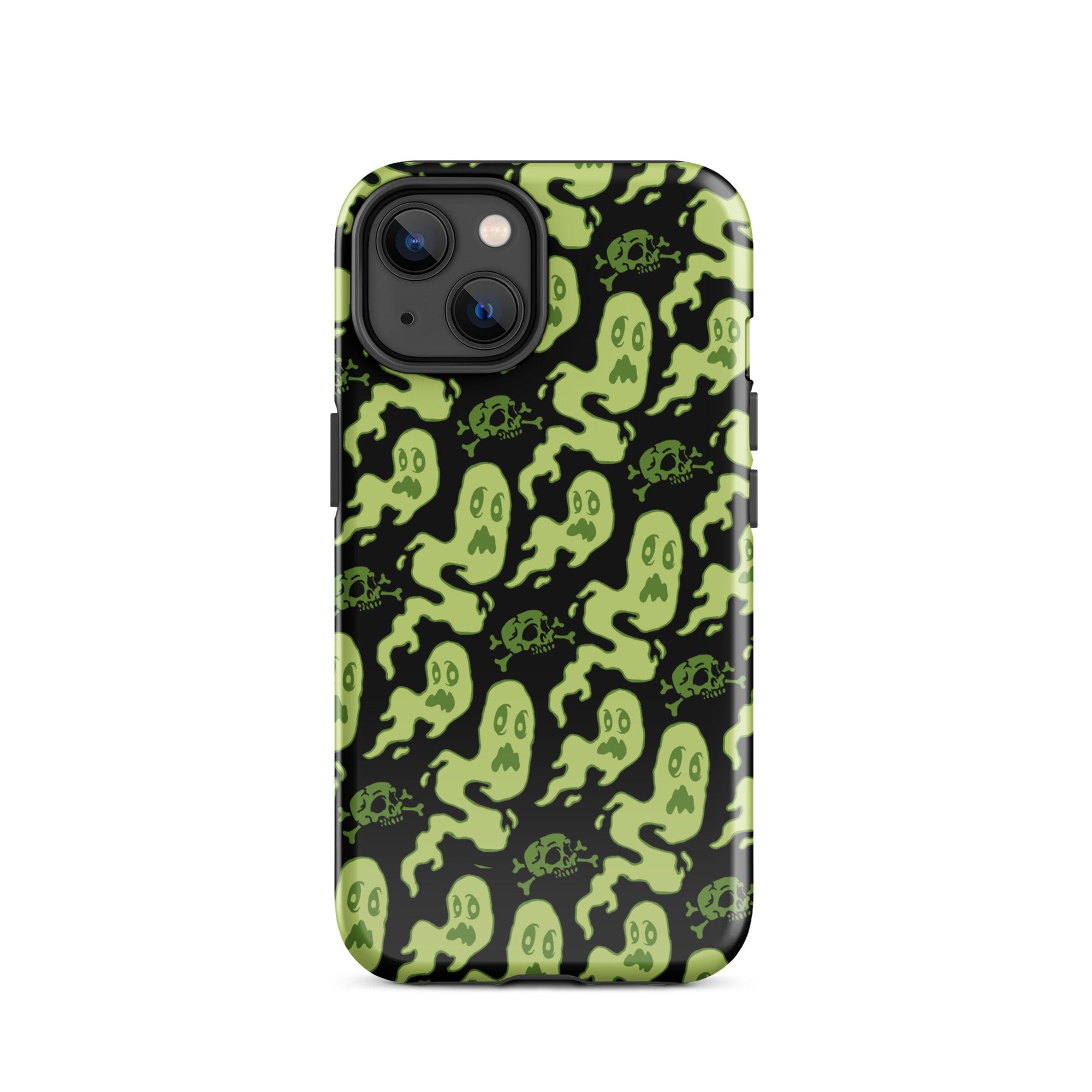 Murder Apparel Green Ghosts iPhone Case