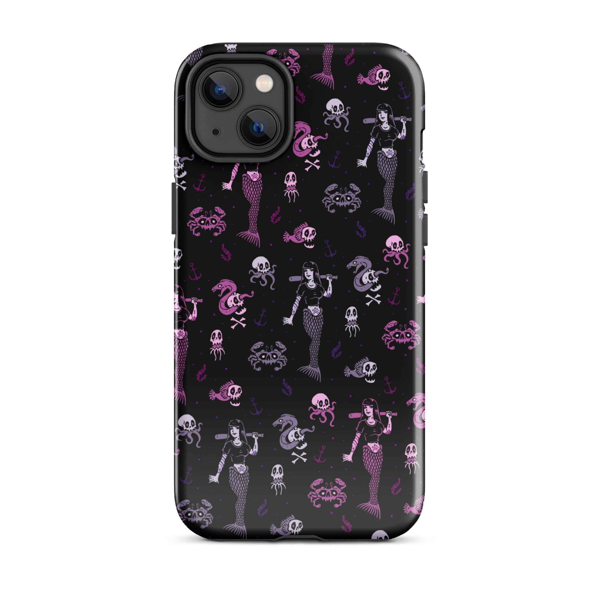 Murder Apparel Metal Mermaid iPhone Case