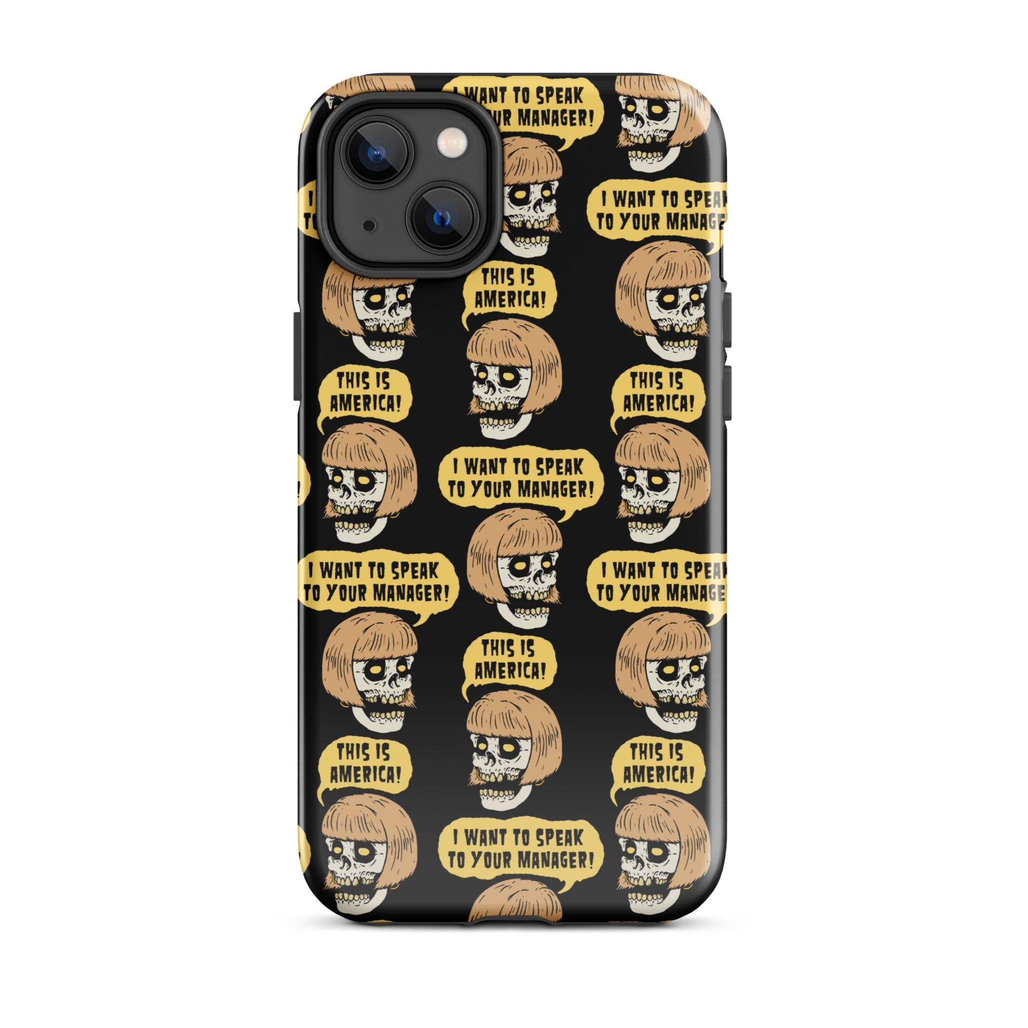 Murder Apparel Karen Skull iPhone Case