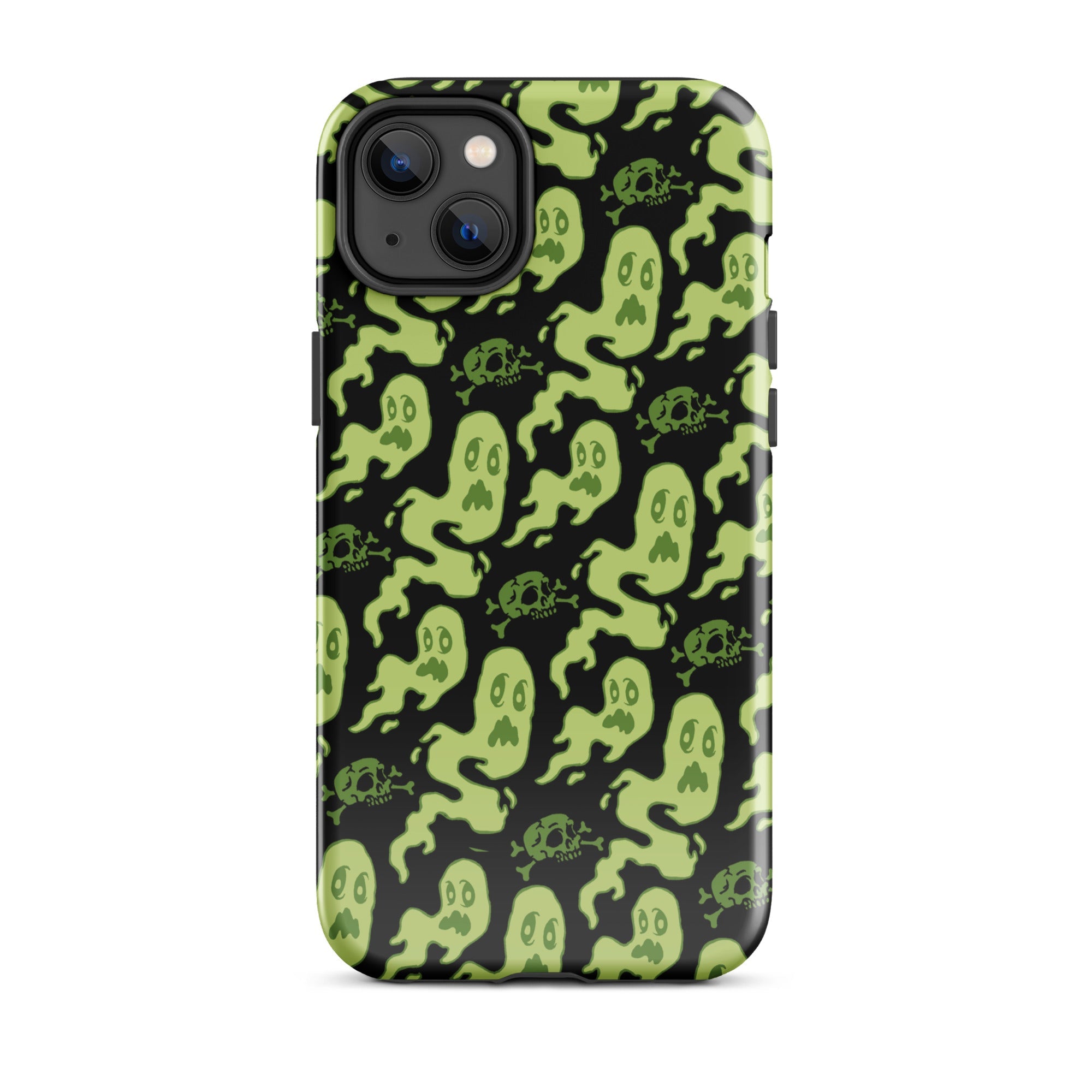 Murder Apparel Green Ghosts iPhone Case