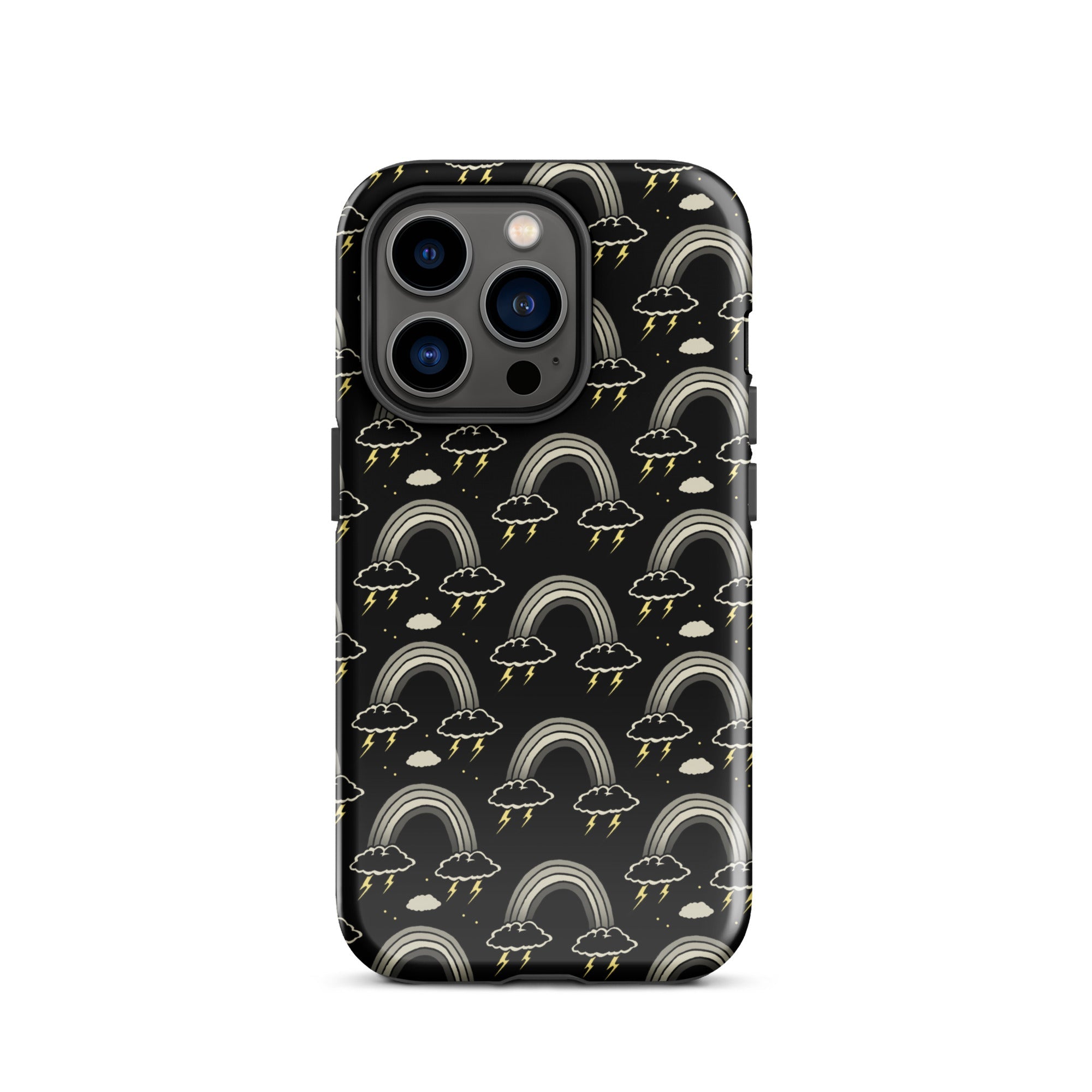 Murder Apparel Goth Rainbow Emo iPhone Case