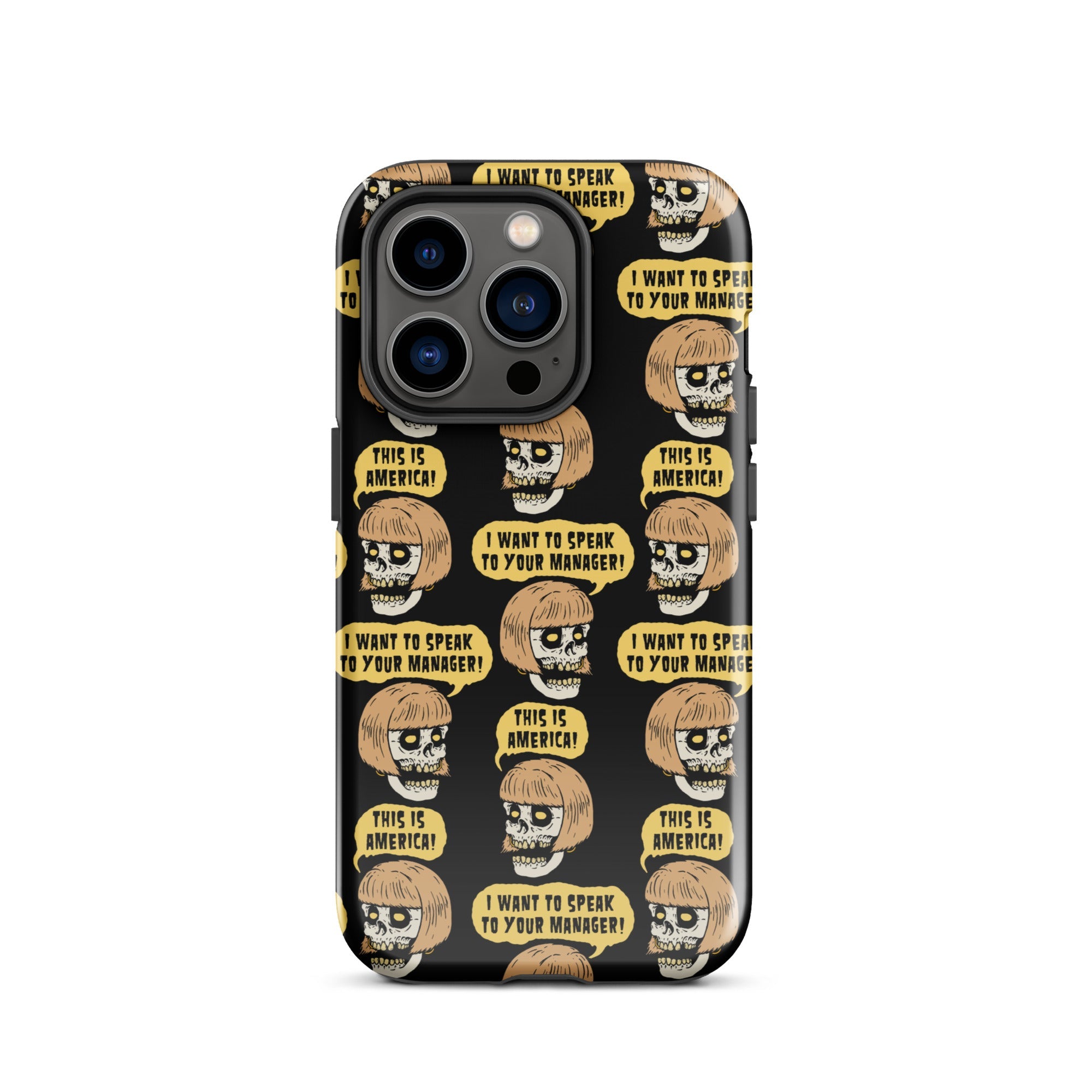 Murder Apparel Karen Skull iPhone Case