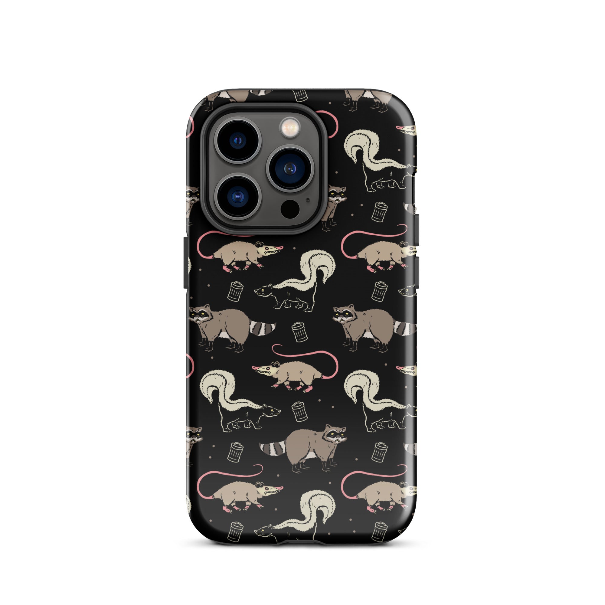 Murder Apparel Garbage Cats iPhone Case