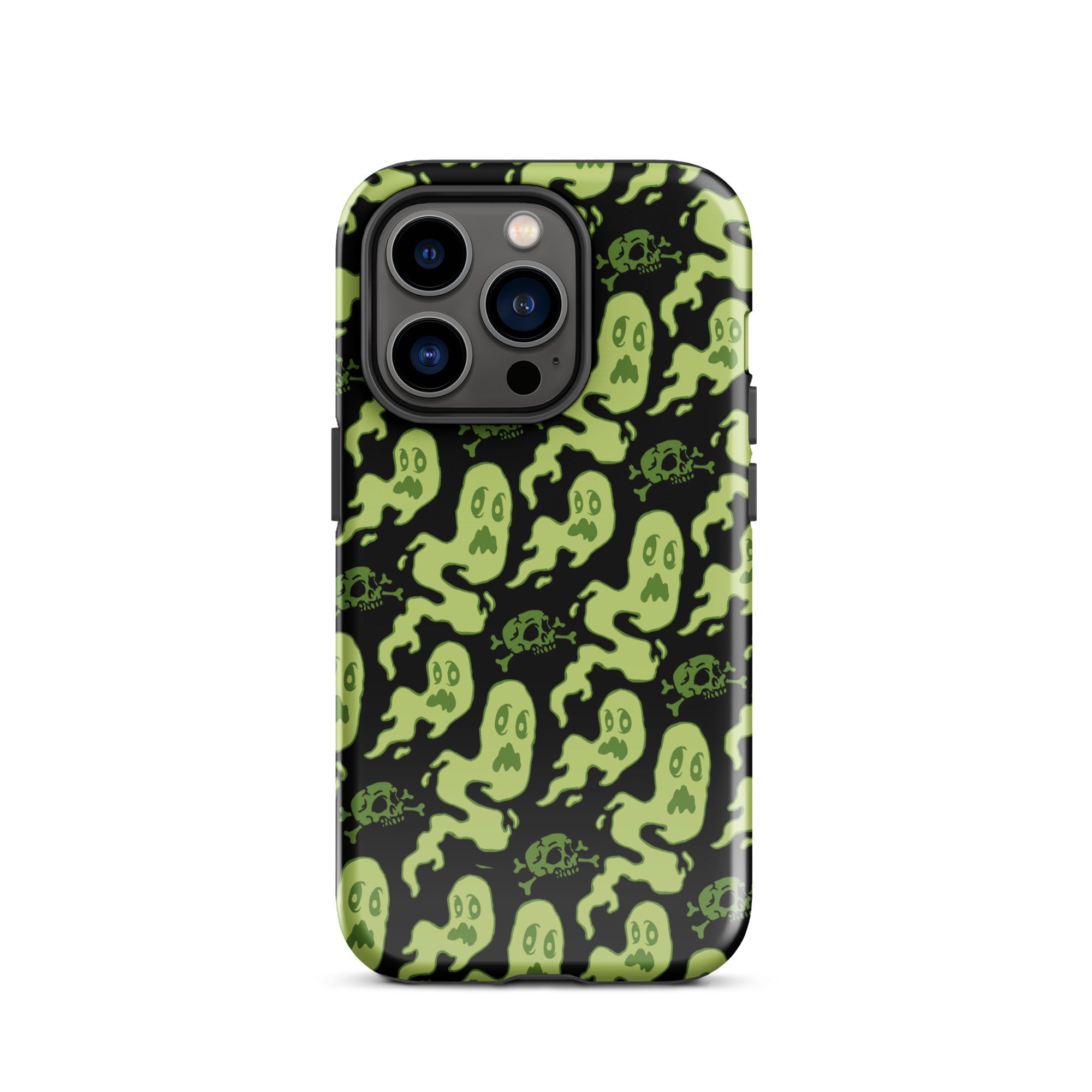 Murder Apparel Green Ghosts iPhone Case