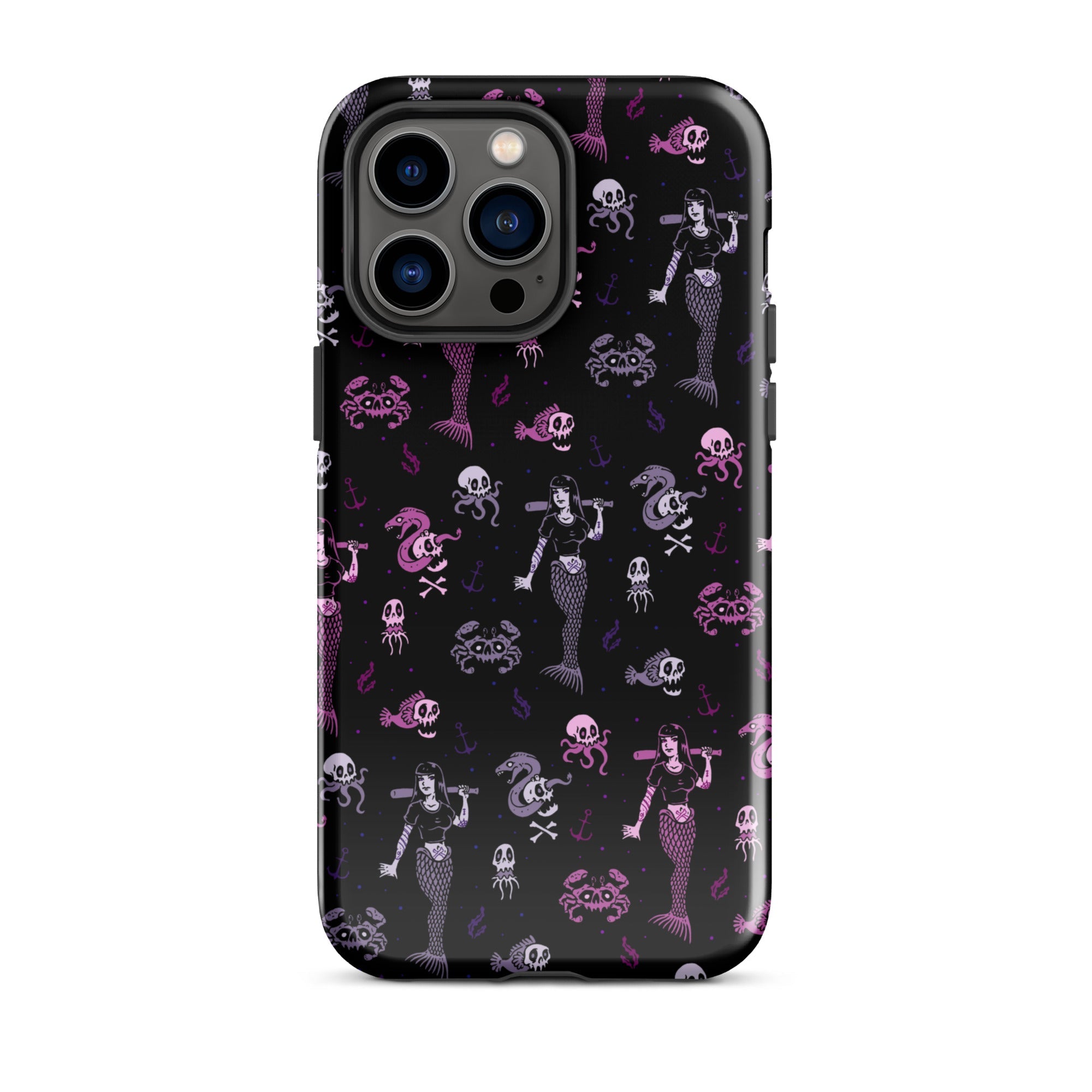 Murder Apparel Metal Mermaid iPhone Case