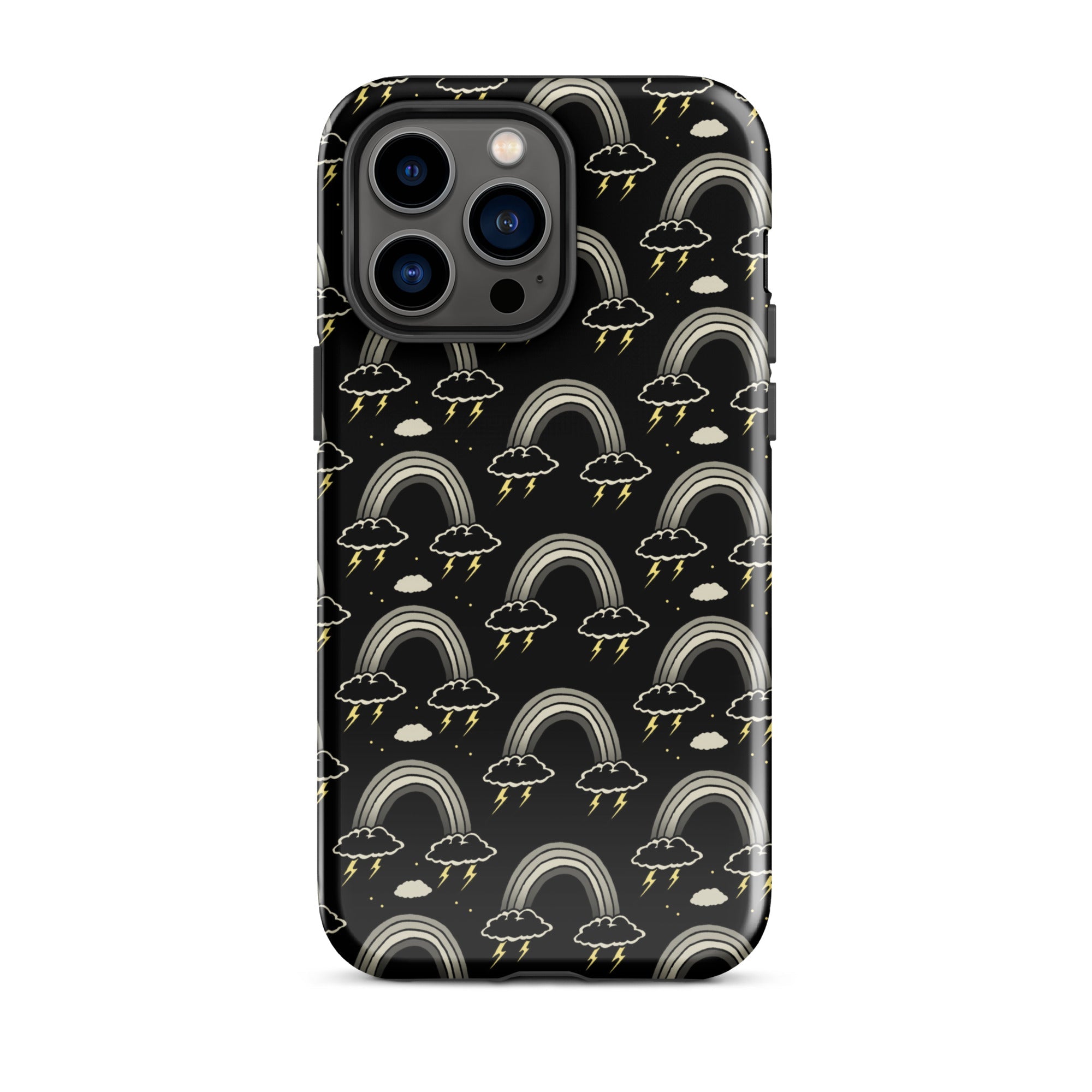 Murder Apparel Goth Rainbow Emo iPhone Case