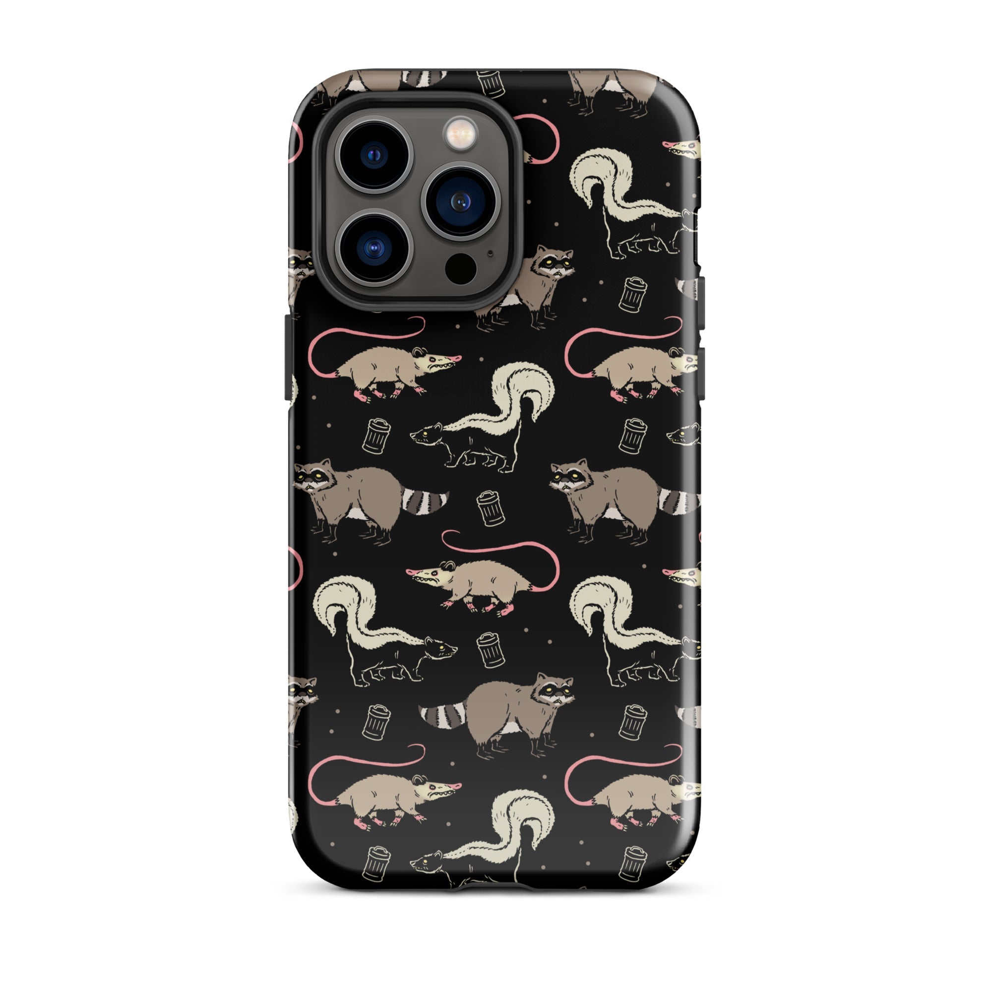 Murder Apparel Garbage Cats iPhone Case