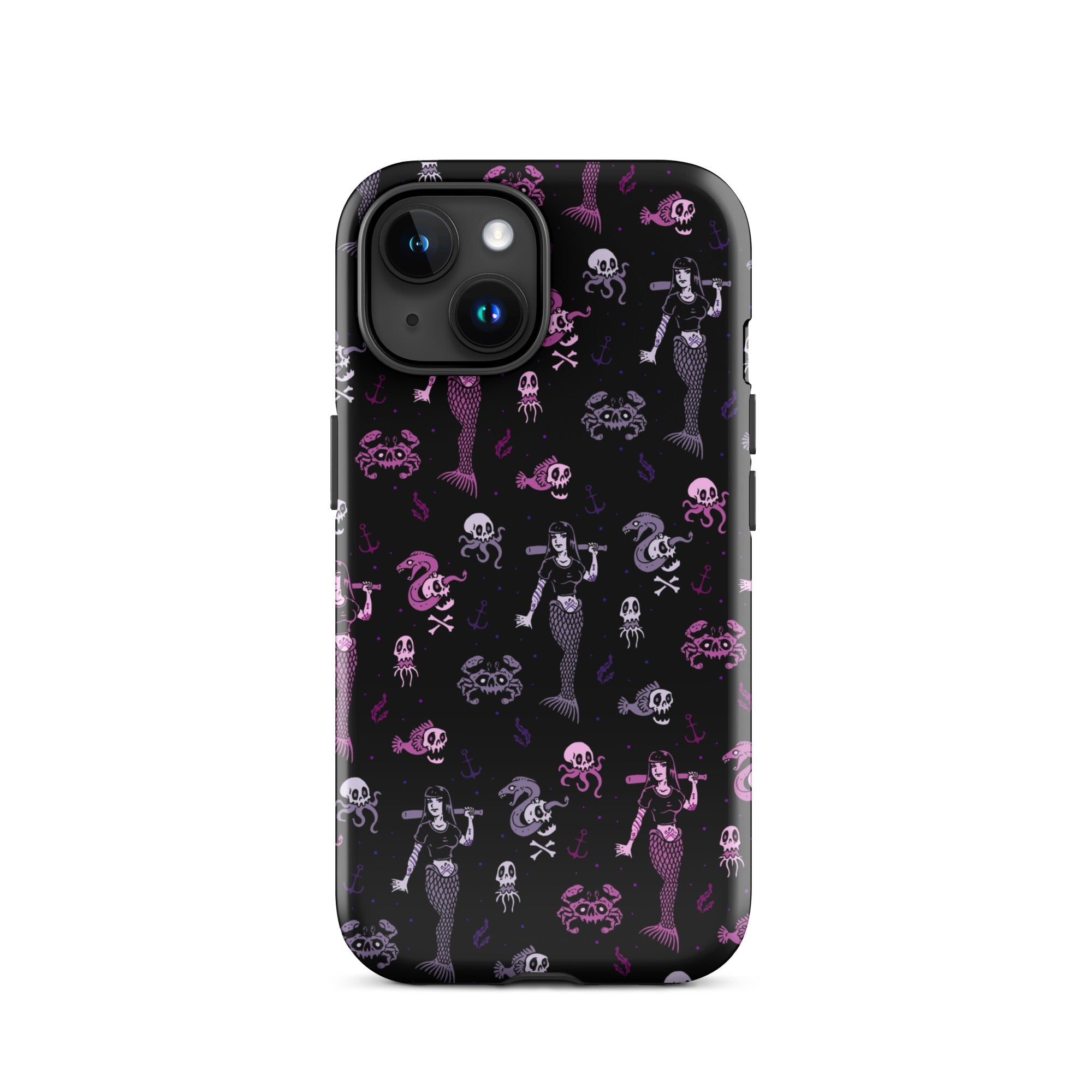 Murder Apparel Metal Mermaid iPhone Case