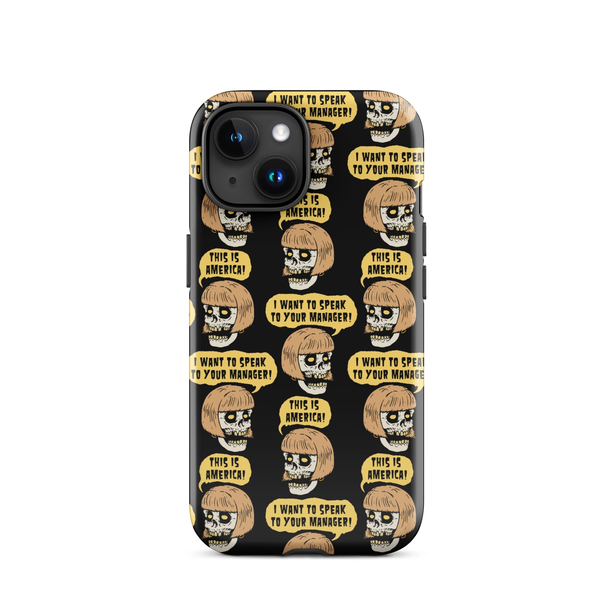 Murder Apparel Karen Skull iPhone Case