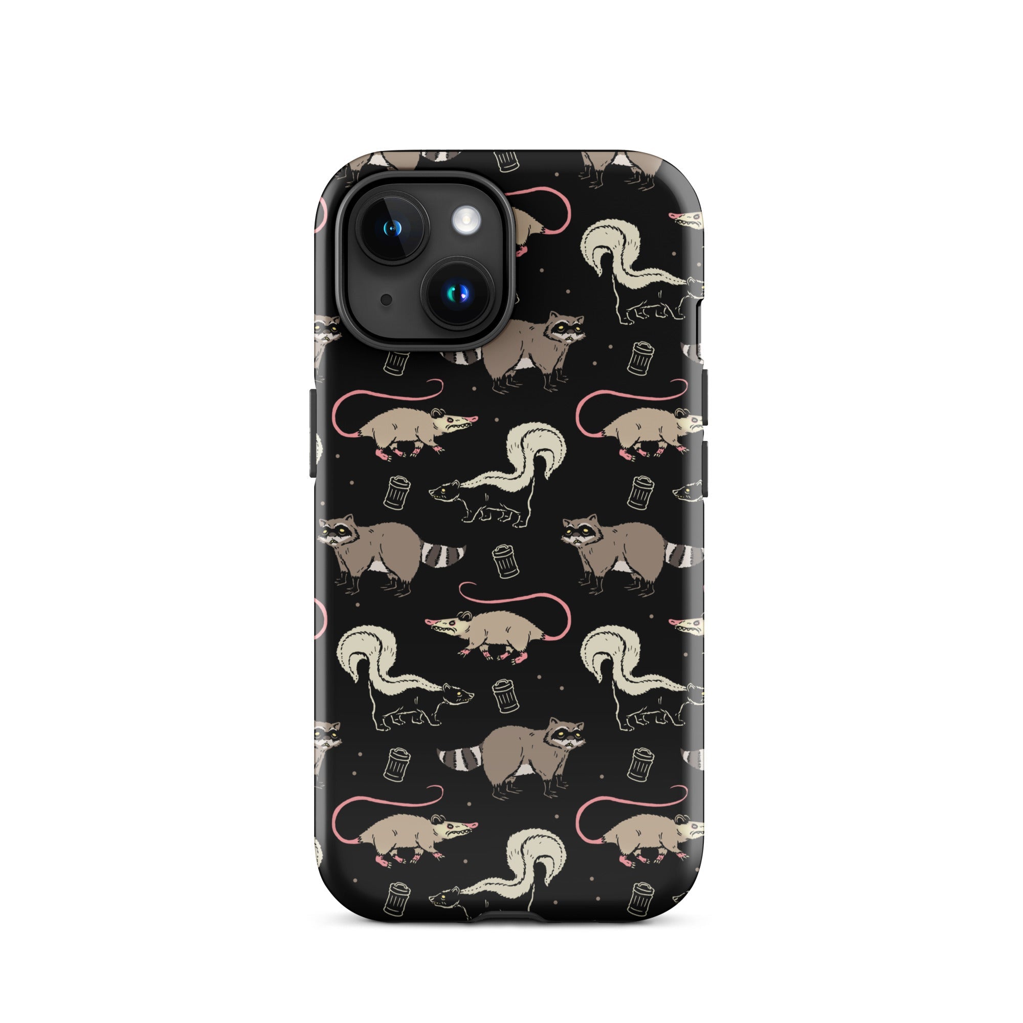 Murder Apparel Garbage Cats iPhone Case