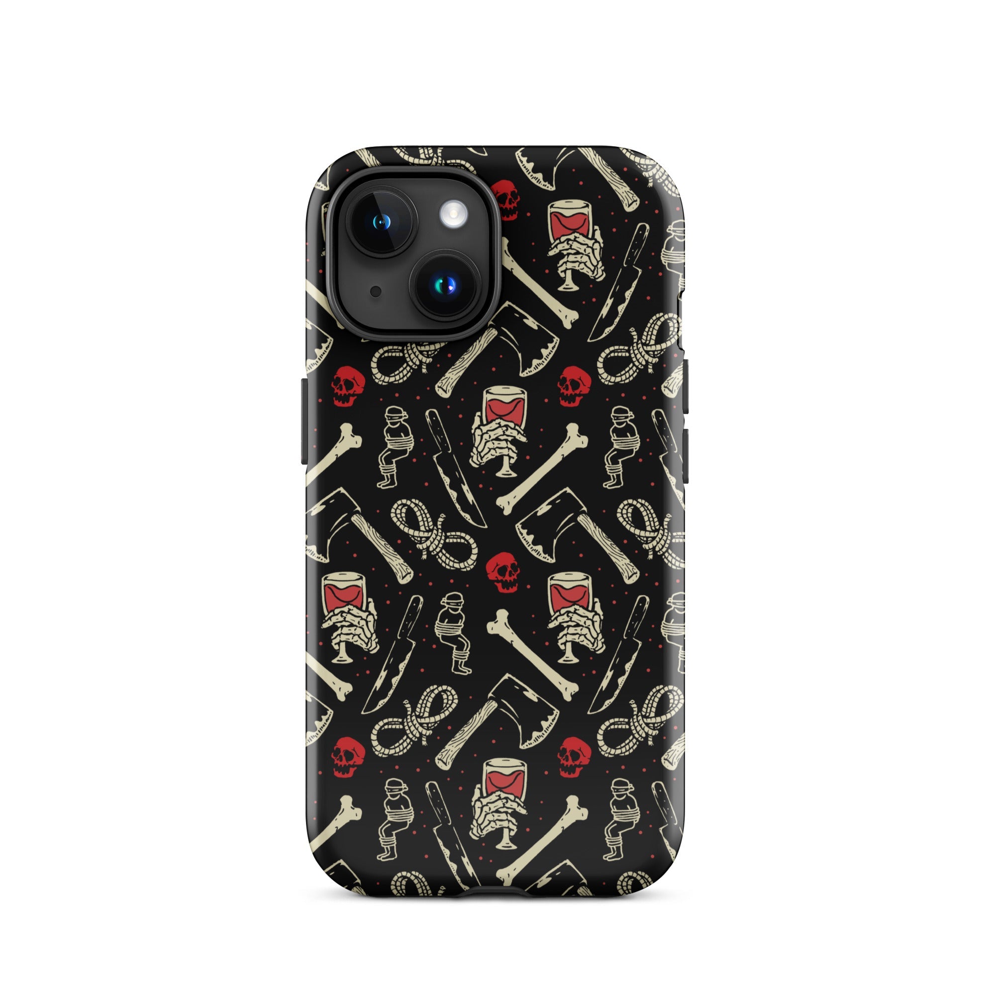 Murder Apparel True Crime And Wine iPhone Case