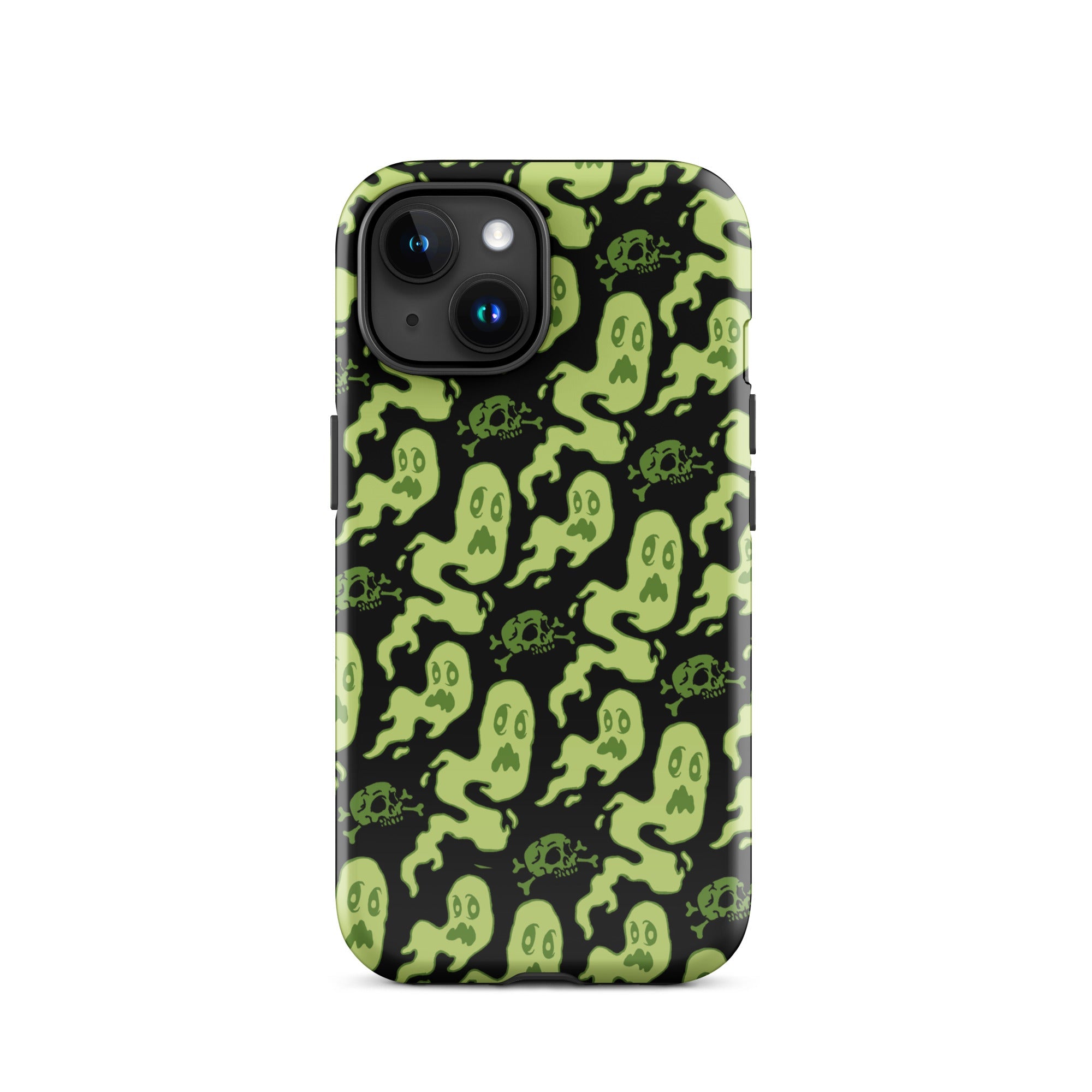 Murder Apparel Green Ghosts iPhone Case