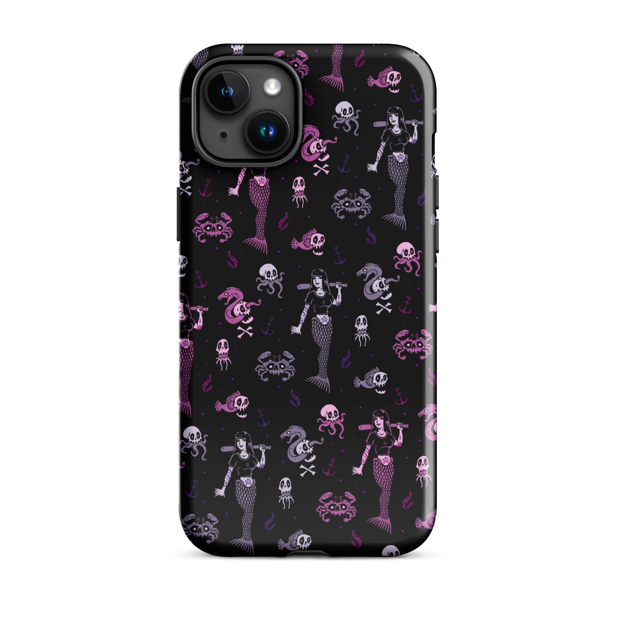 Murder Apparel Metal Mermaid iPhone Case